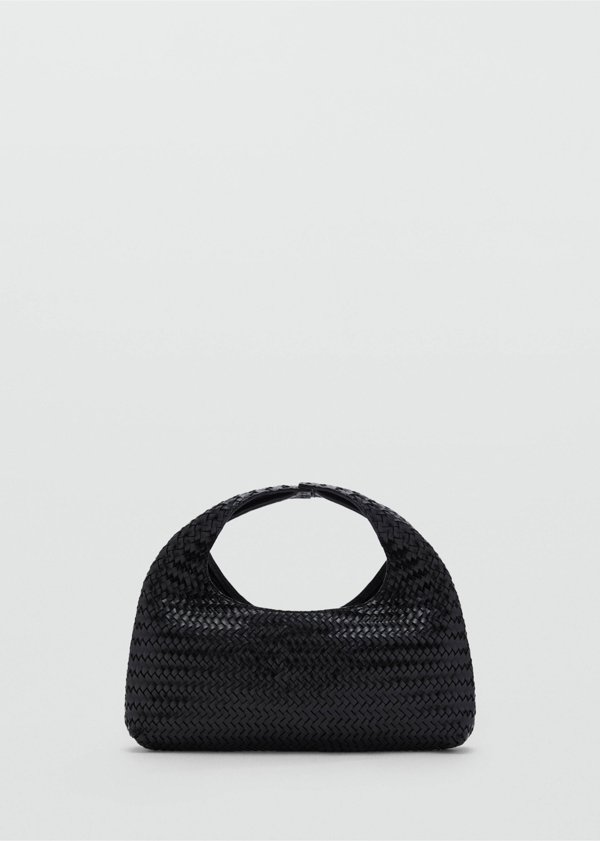 Mini braided leather bag - Article without model, Black. Ref: 17071265-00.