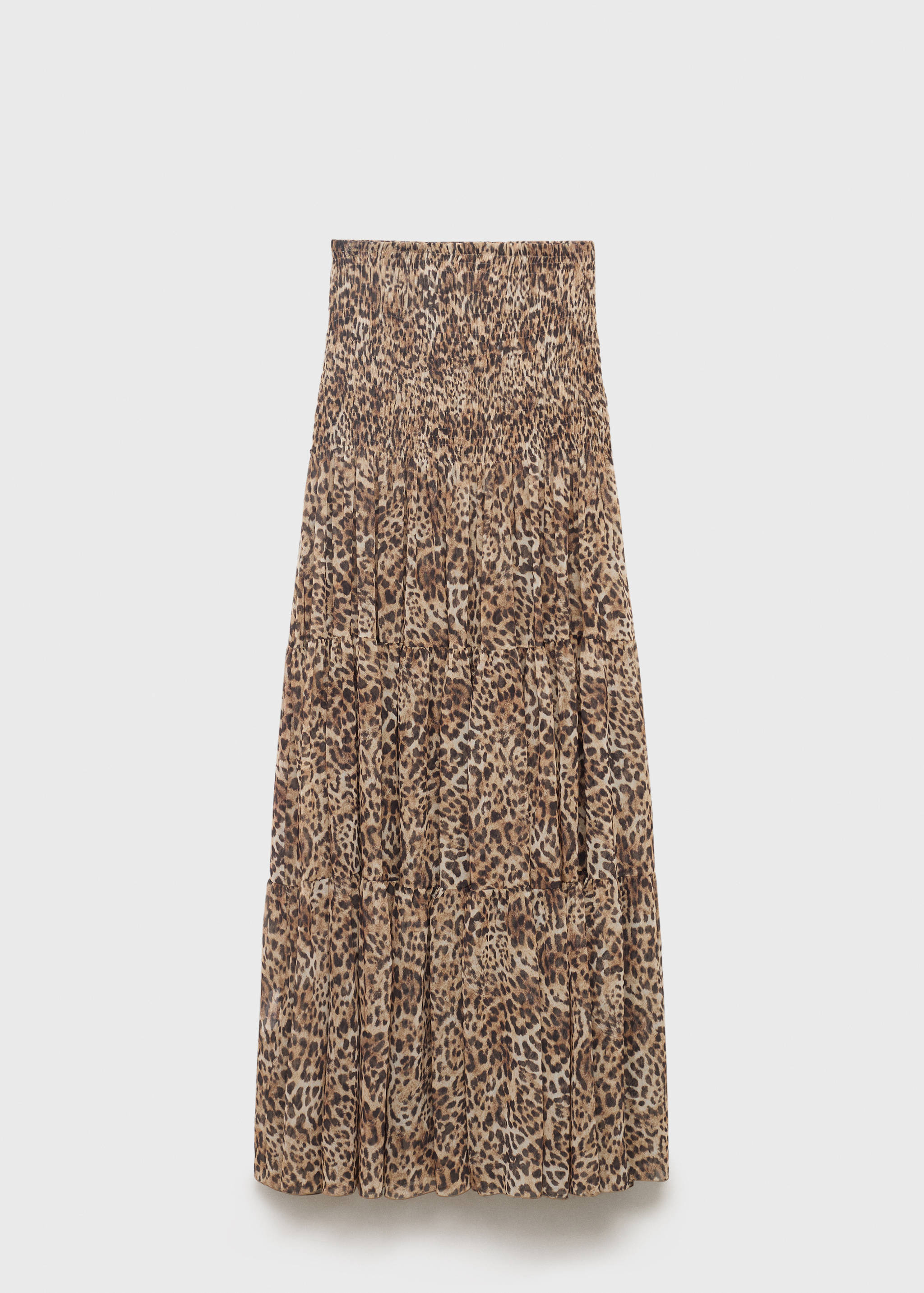 Leopard-print maxi-skirt - Article without model