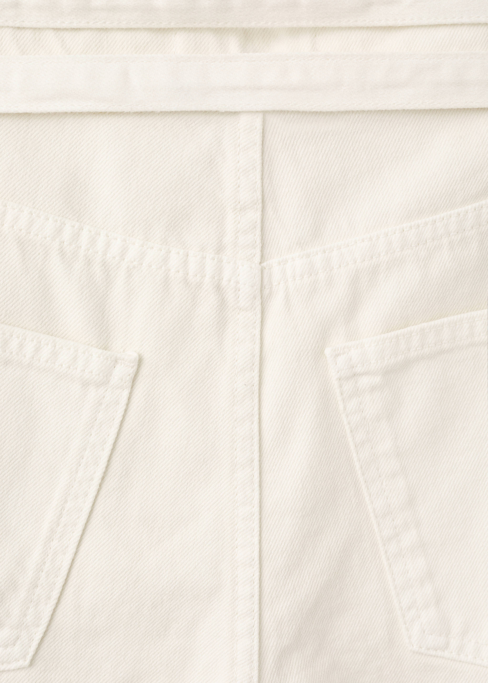 Barrel jeans with double belt - Details of the article 0