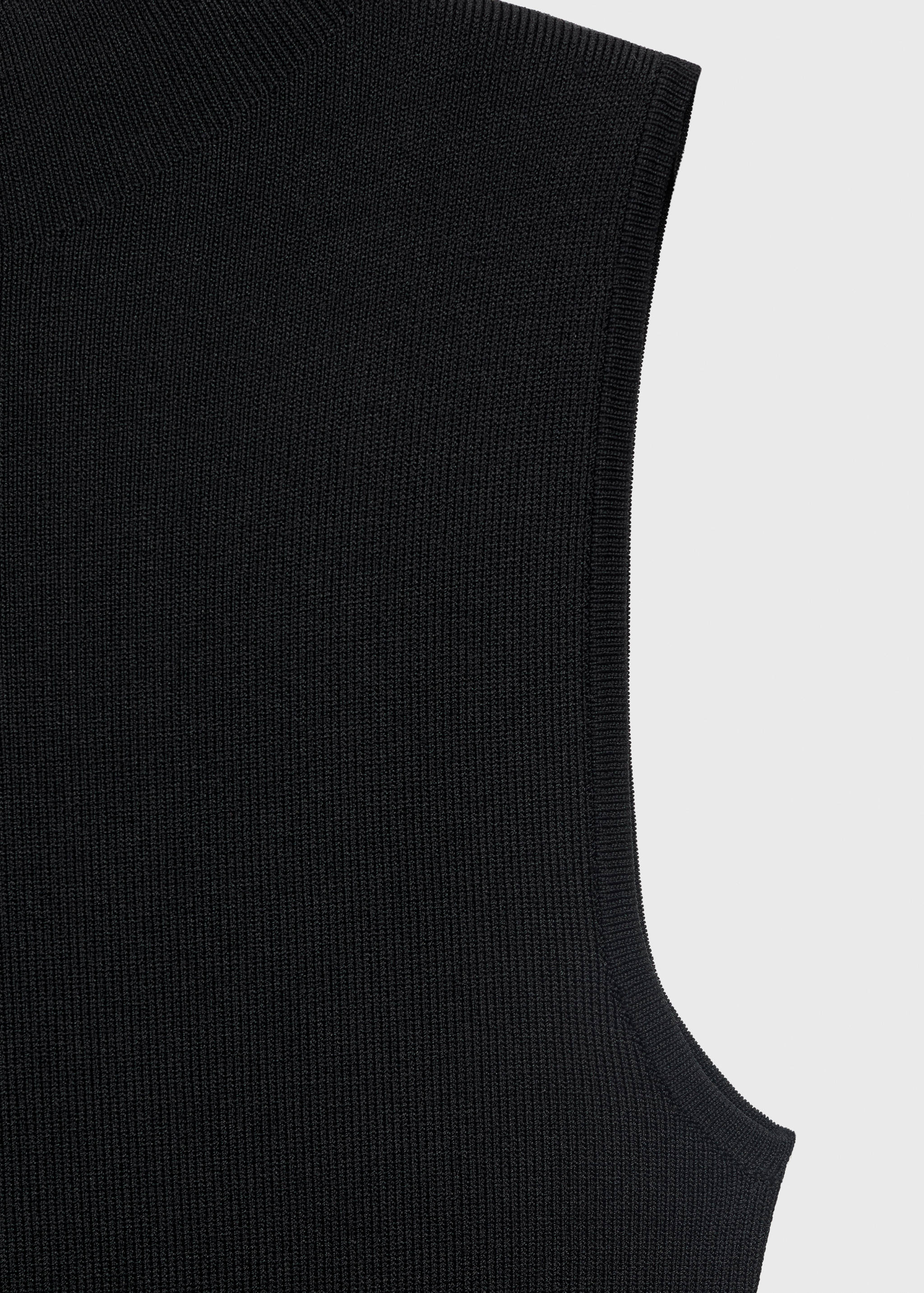 Combined dress with perkins collar - Details of the article 0