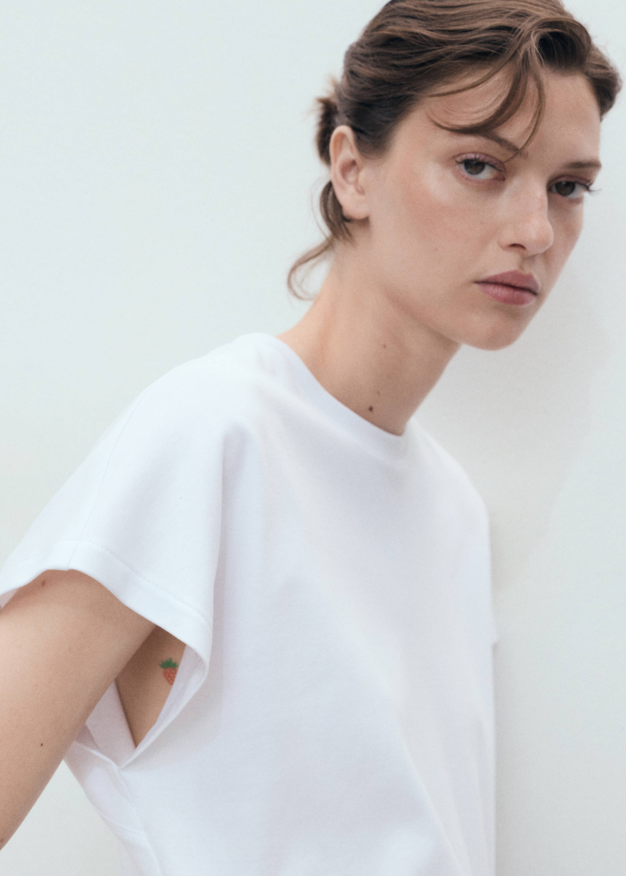 Camiseta algodón cuello redondo - Detalle del artículo 1