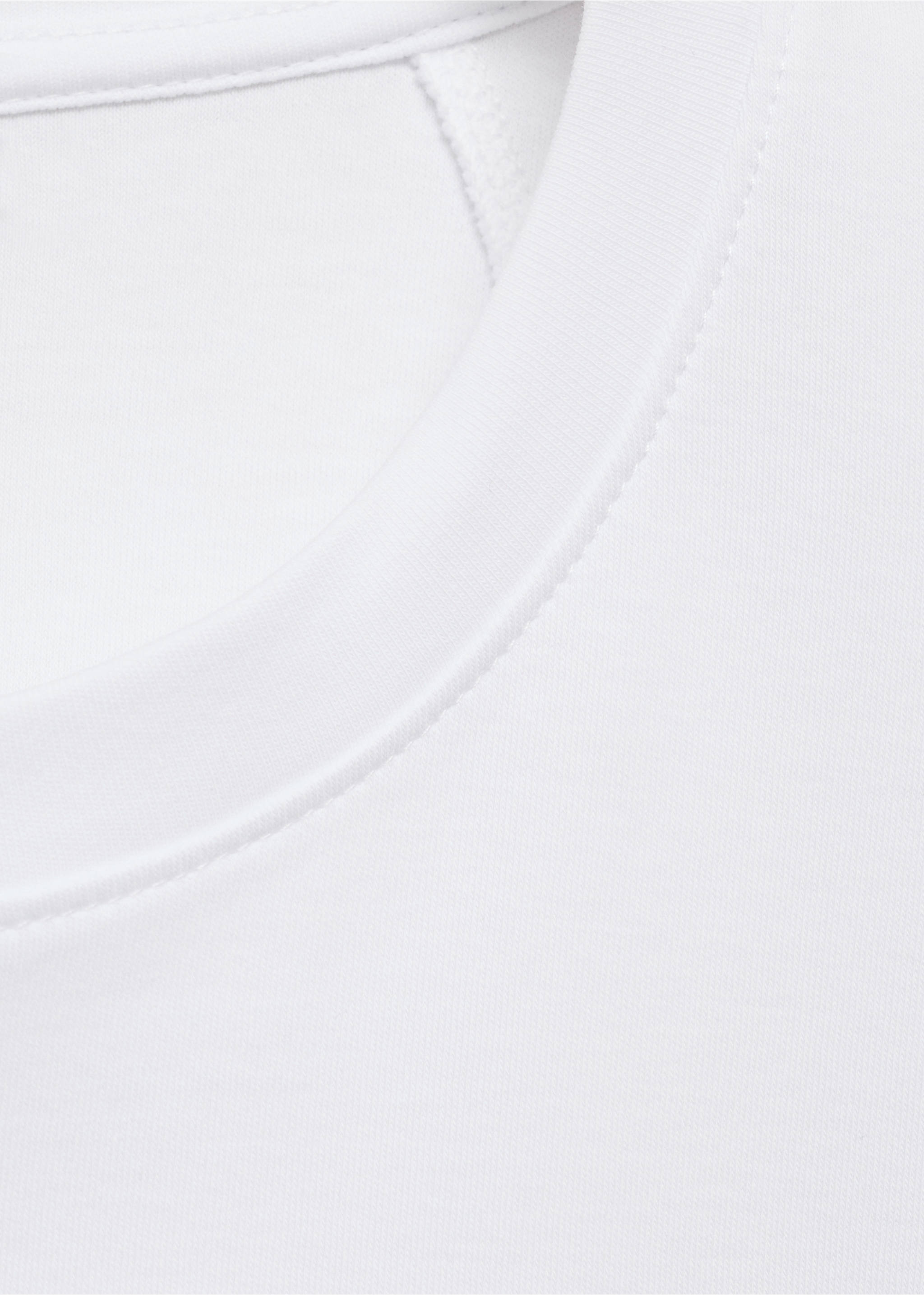 Camiseta algodón cuello redondo - Detalle del artículo 8, Blanco. Ref: 17071283-00.