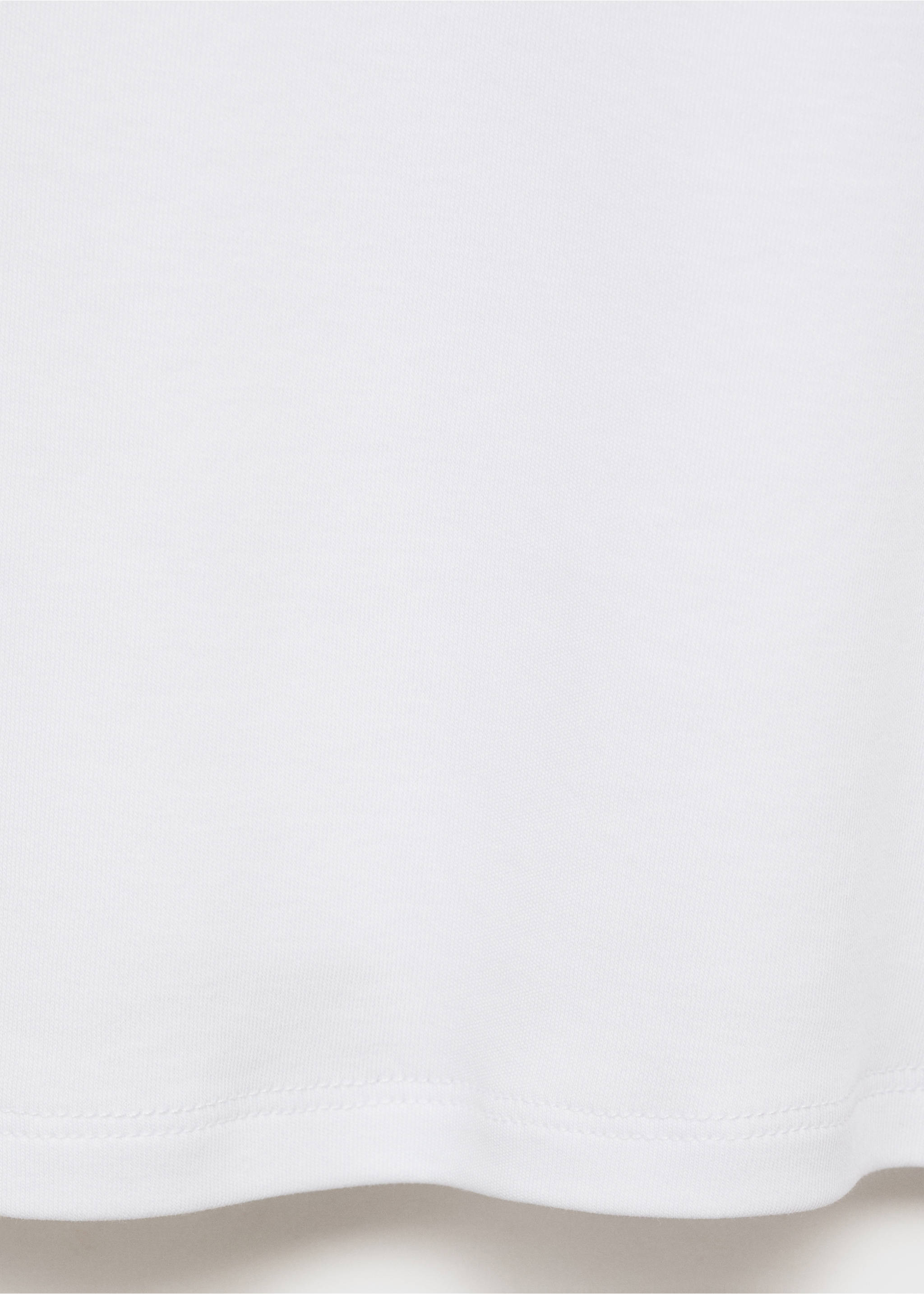 Camiseta algodón cuello redondo - Detalle del artículo 0, Blanco. Ref: 17071283-00.