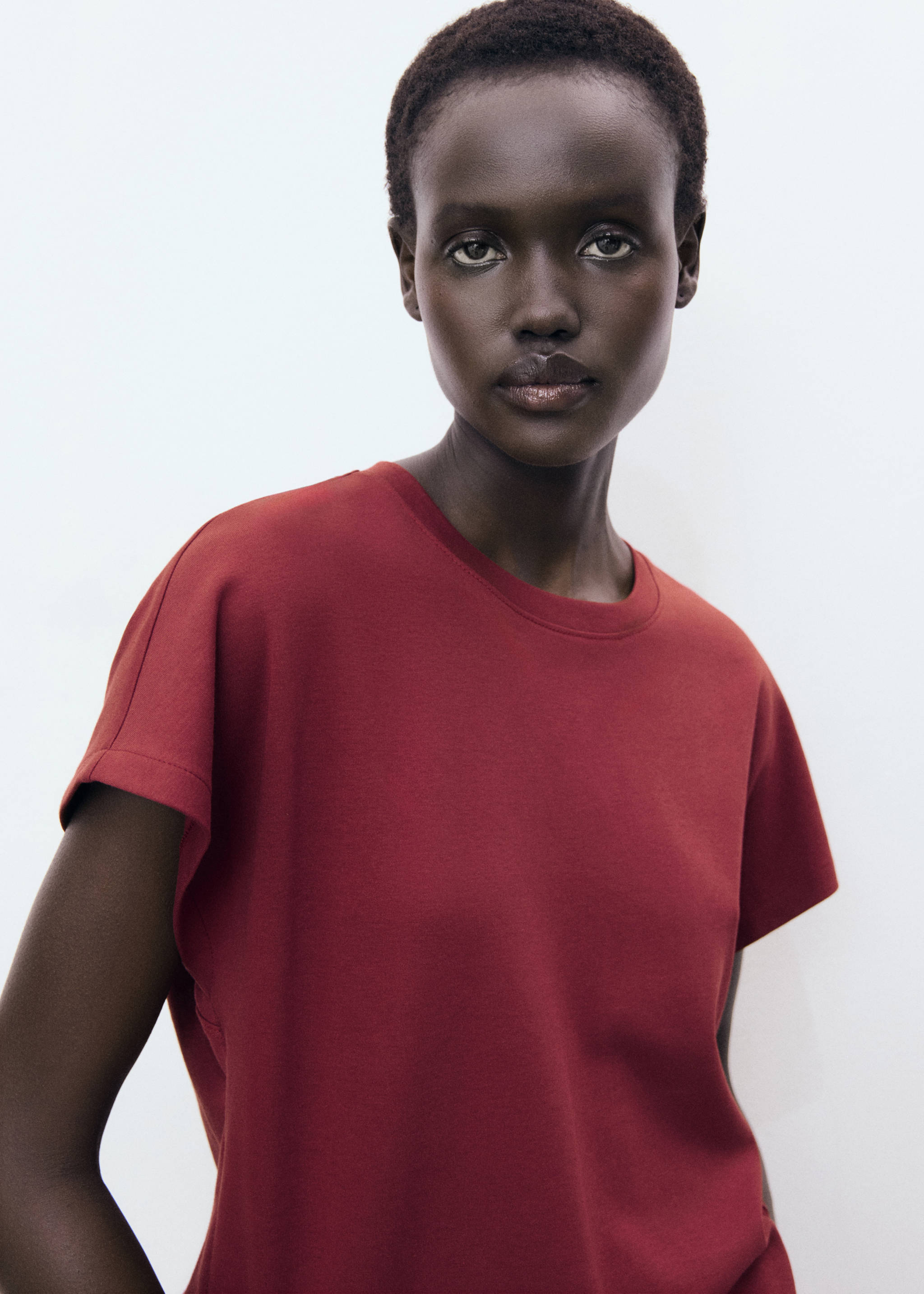 Camiseta algodón cuello redondo - Detalle del artículo 1