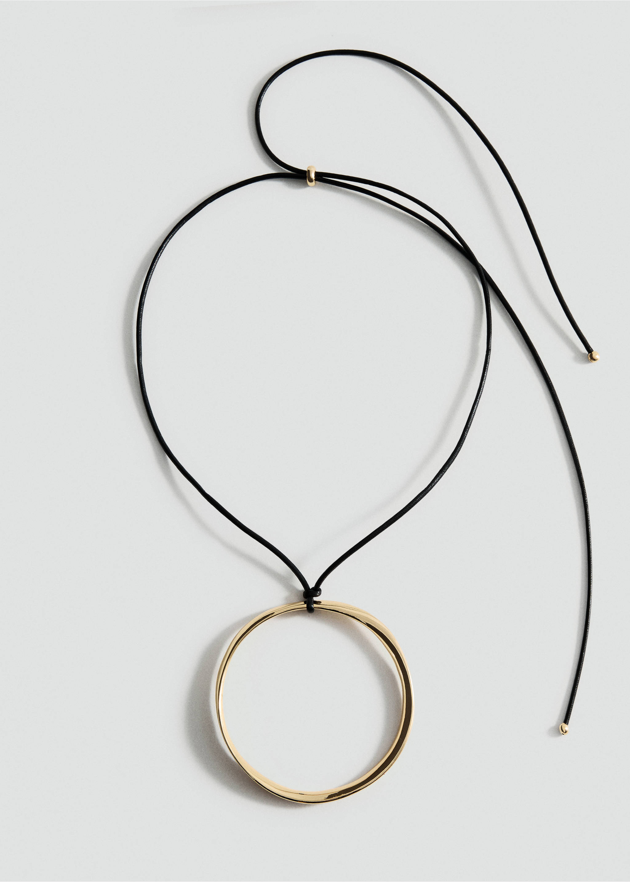 Hoop pendant necklace - Article without model, Gold. Ref: 17071288-00.
