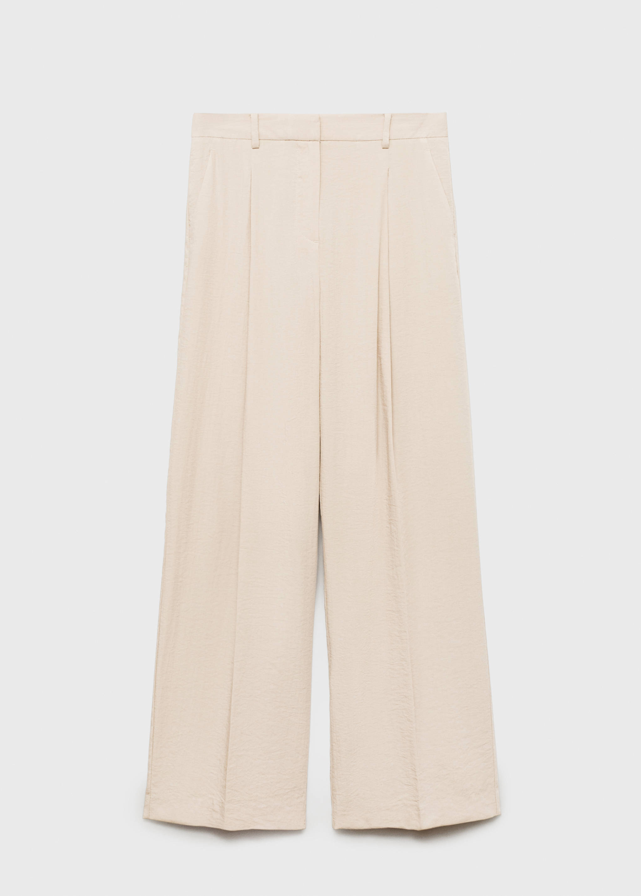 Wide leg pleated trousers - Article without model