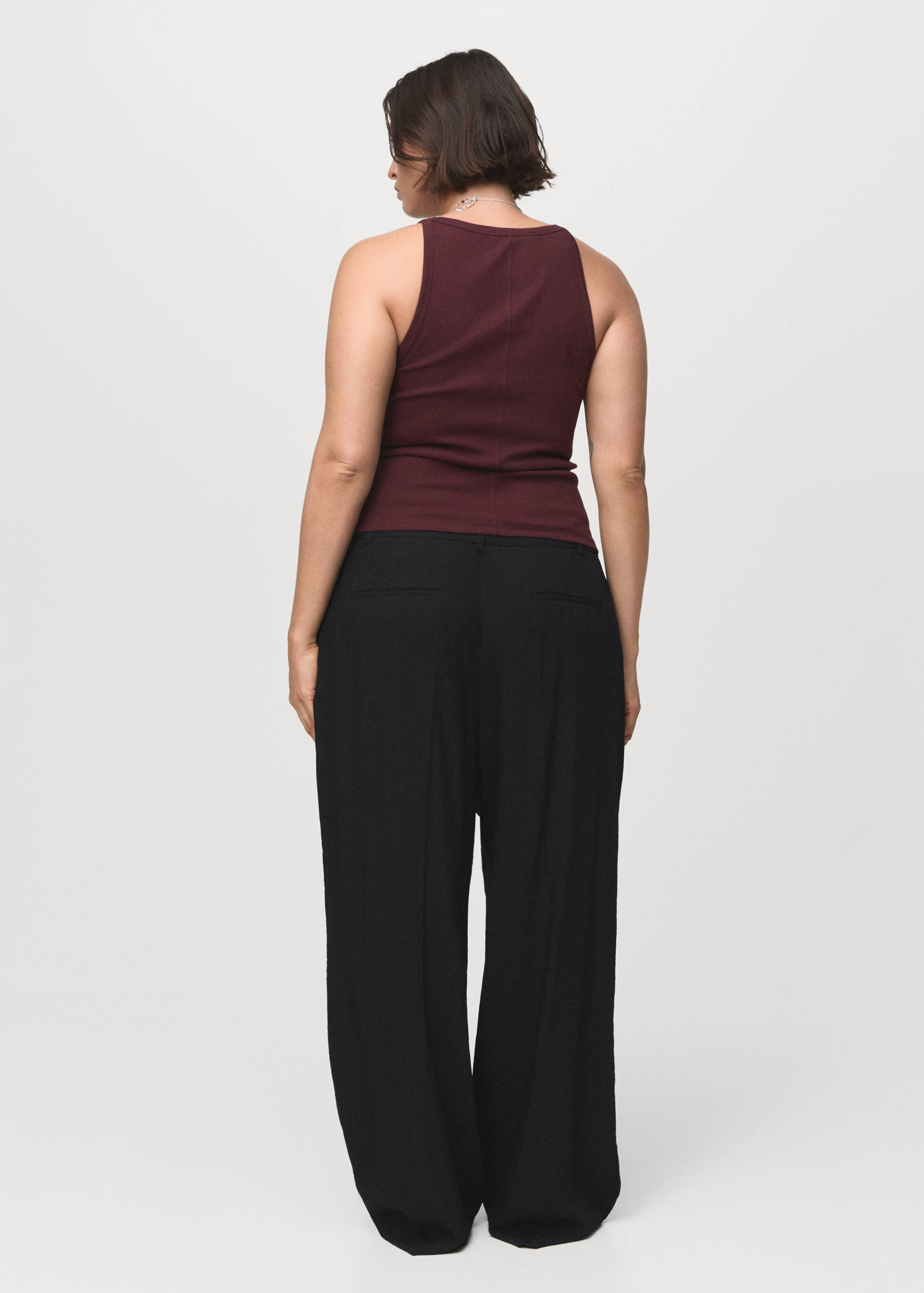 Pantalón wide leg pinzas - Detalle del artículo 4