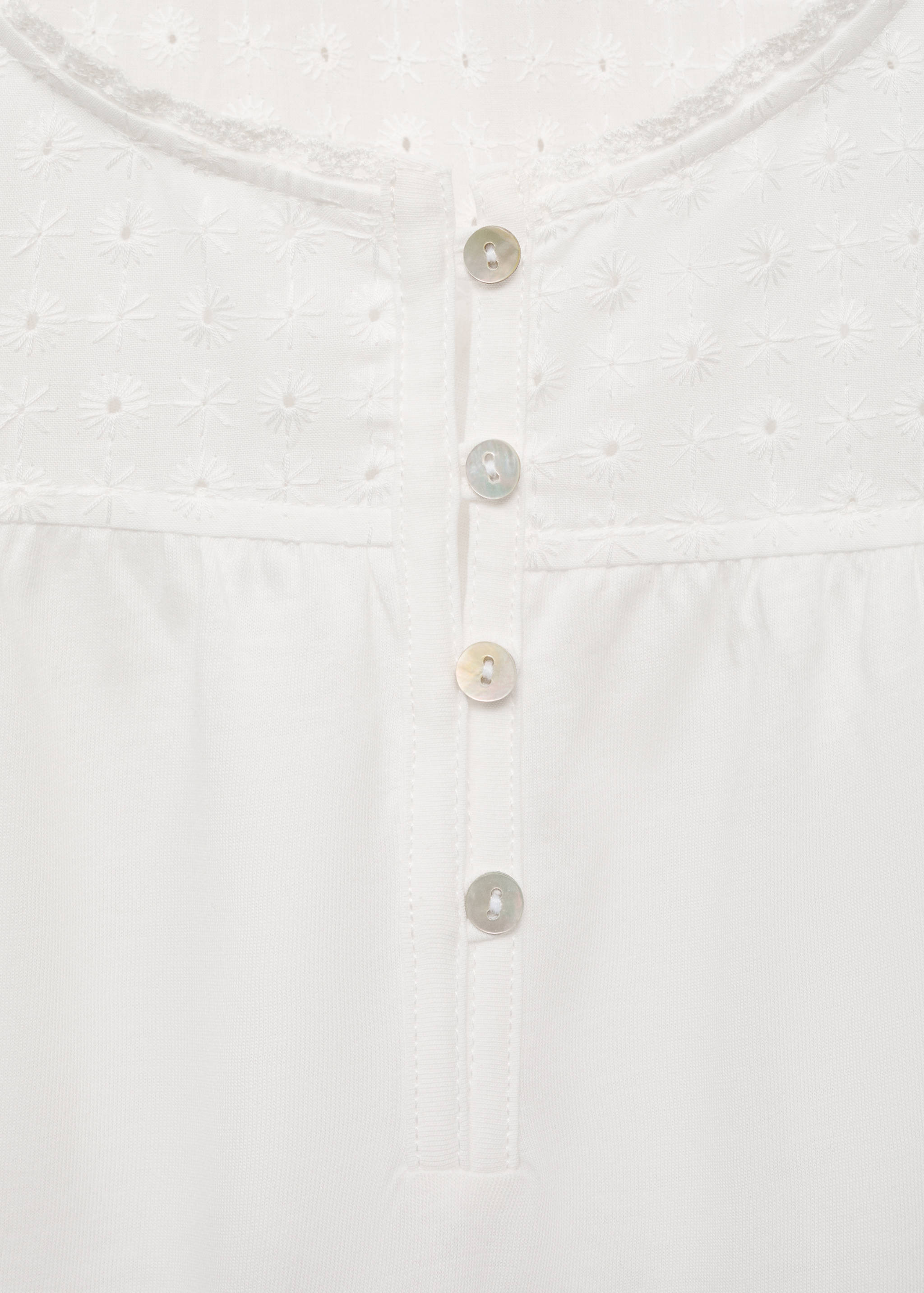 Nuisette coton détails brodé - Détail de l'article 8