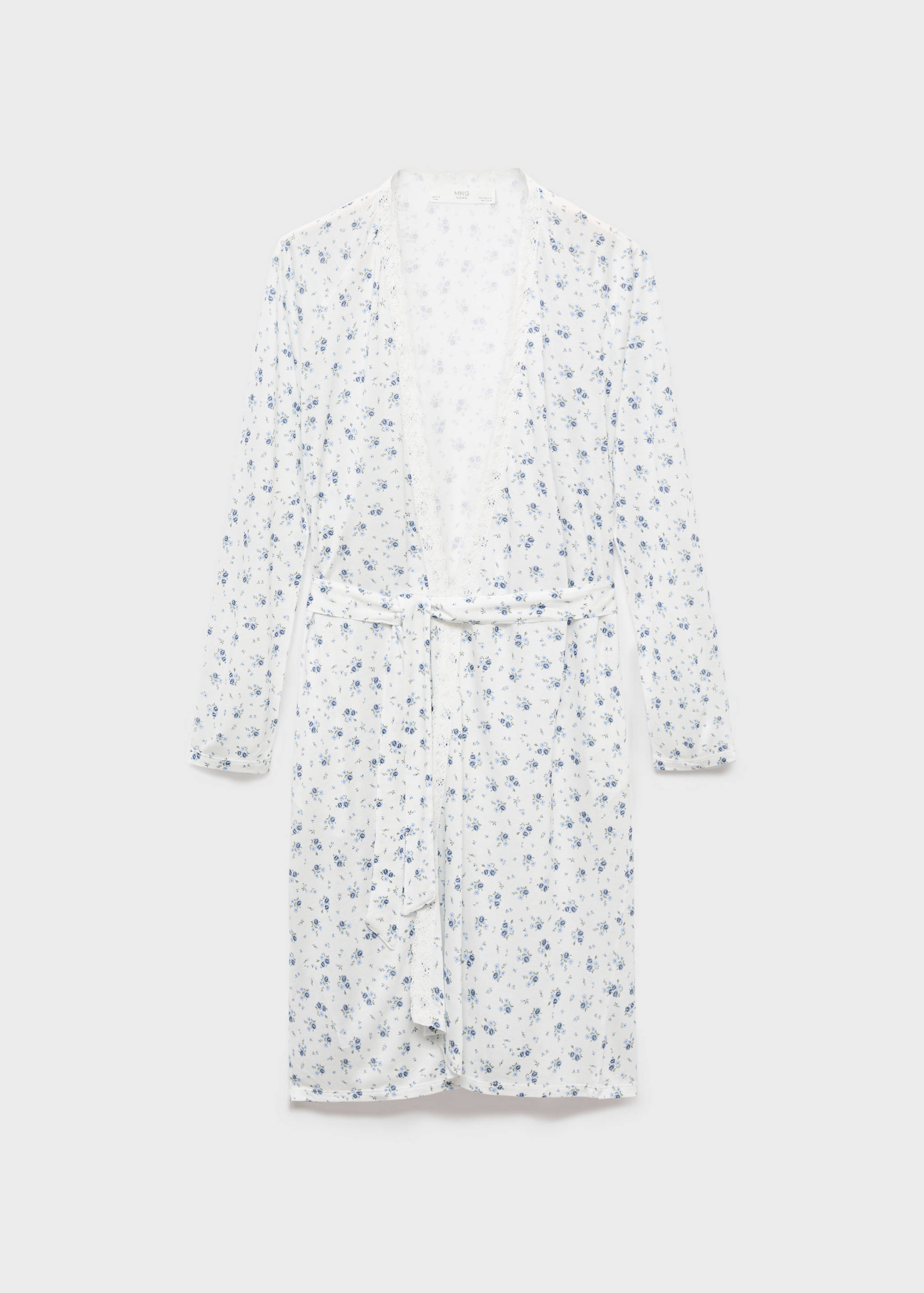 Robe à imprimé floral en dentelle - Article sans modèle