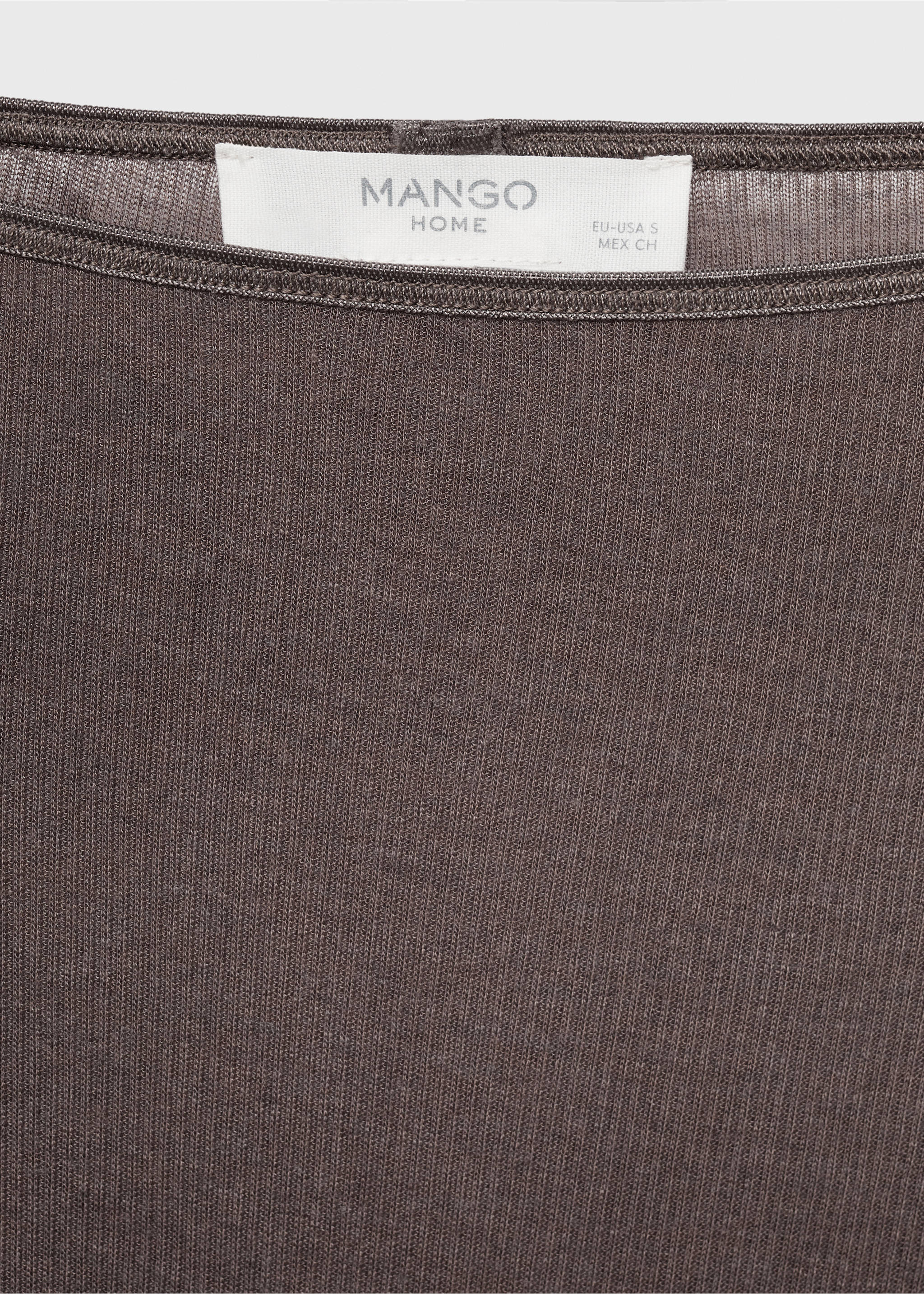 Rippstrick-Leggings-Pyjama - Detail des Artikels 8, Braun. Ref: 17071538-00.