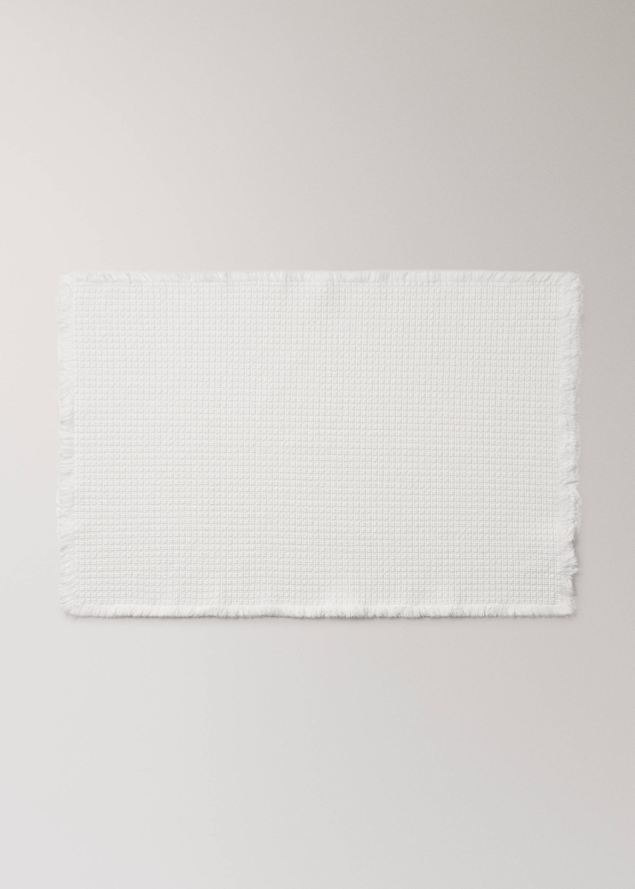 Cotton waffle bath rug - Article without model