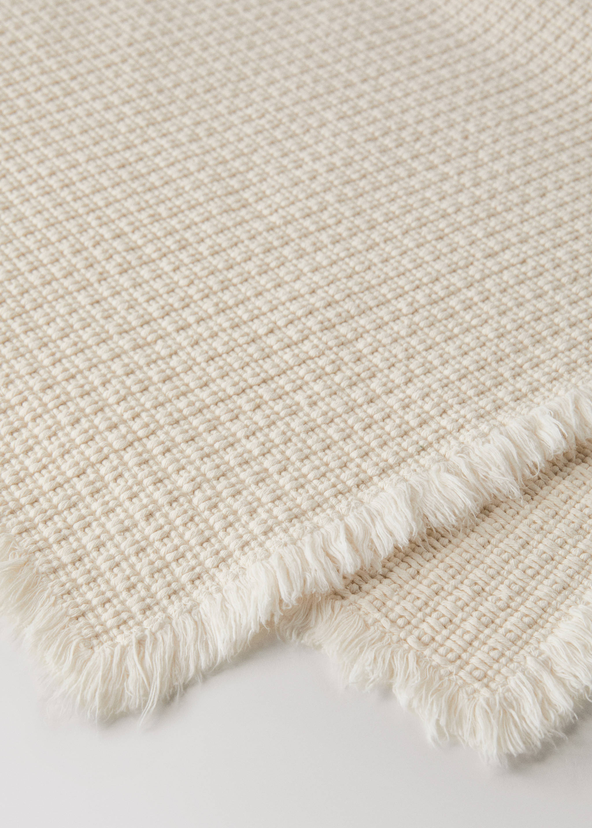 Cotton waffle bath rug - Details of the article 2