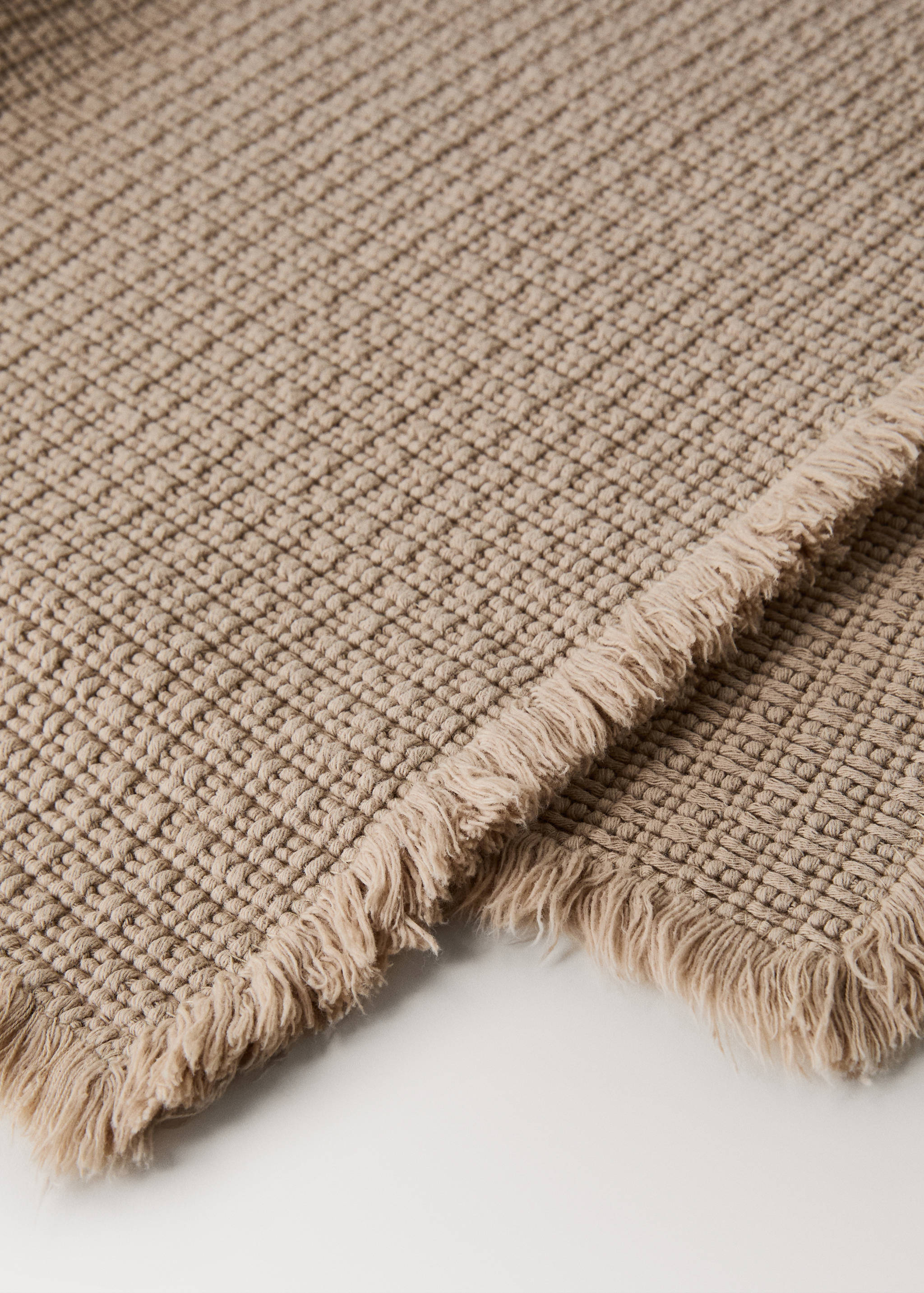 Cotton waffle bath rug - Details of the article 2