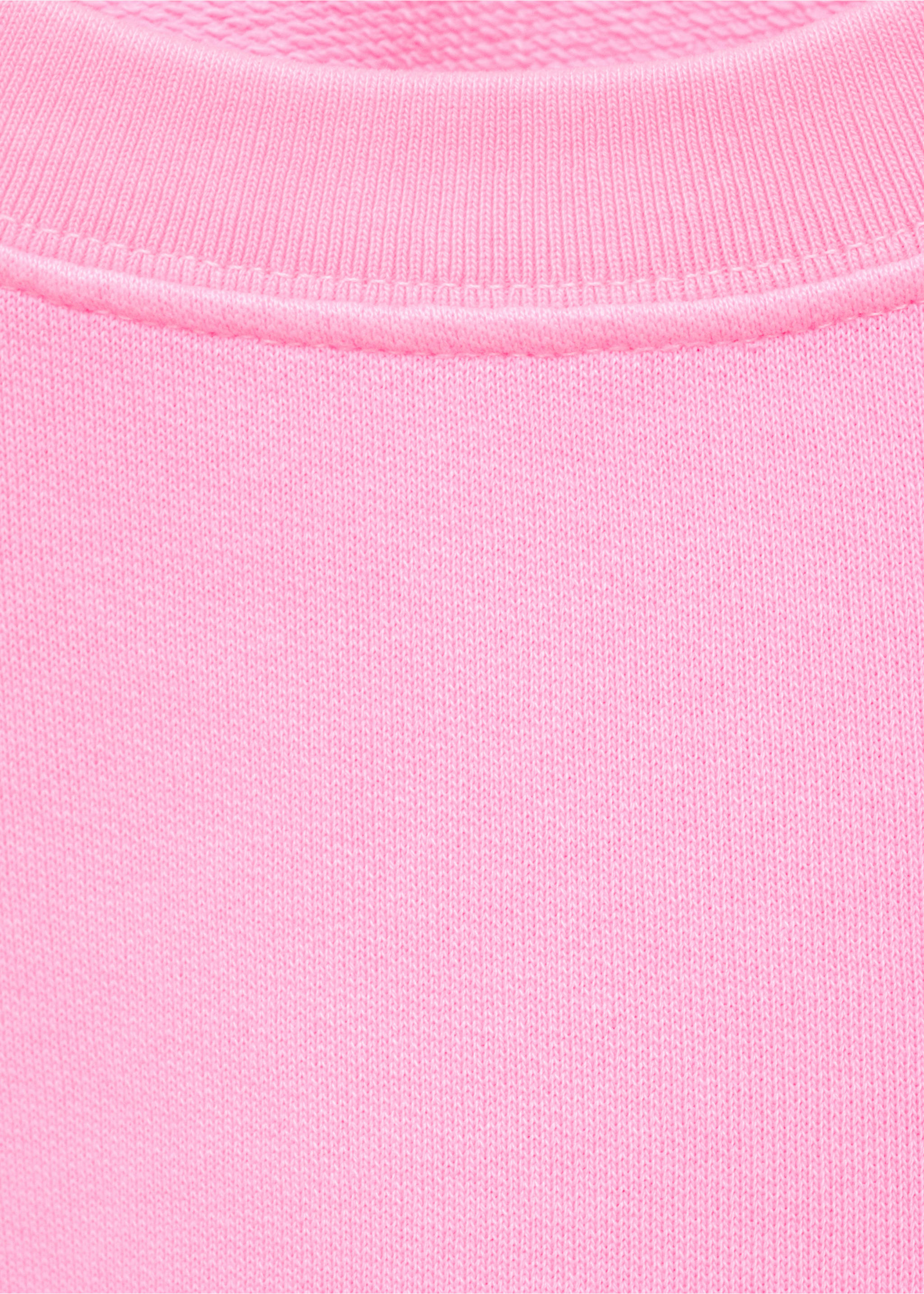 Sweatshirt with seamless finish - Details of the article 8, Neon Pink. Ref: 17071553-00.