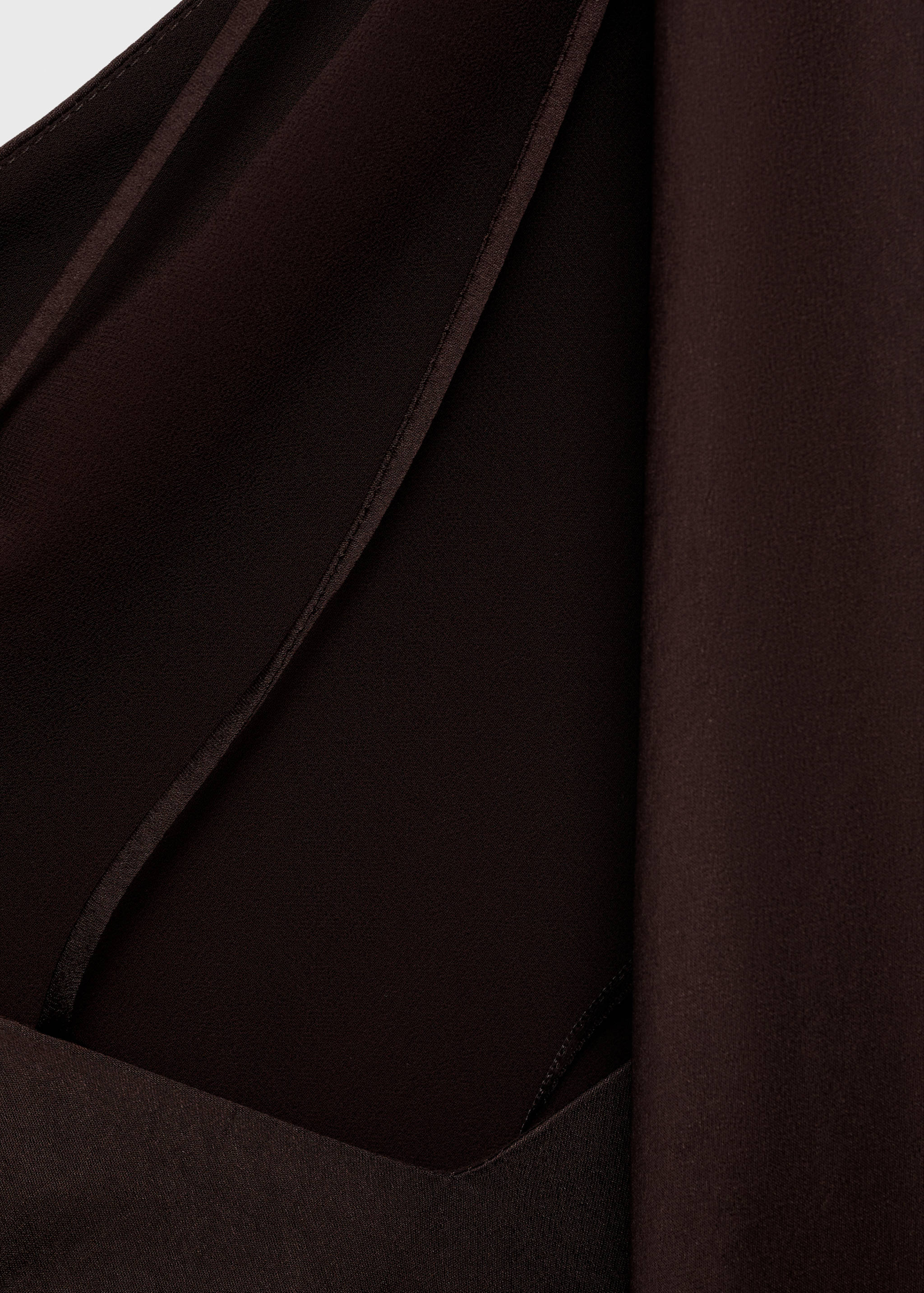 Asymmetrical satin dress - Details of the article 8