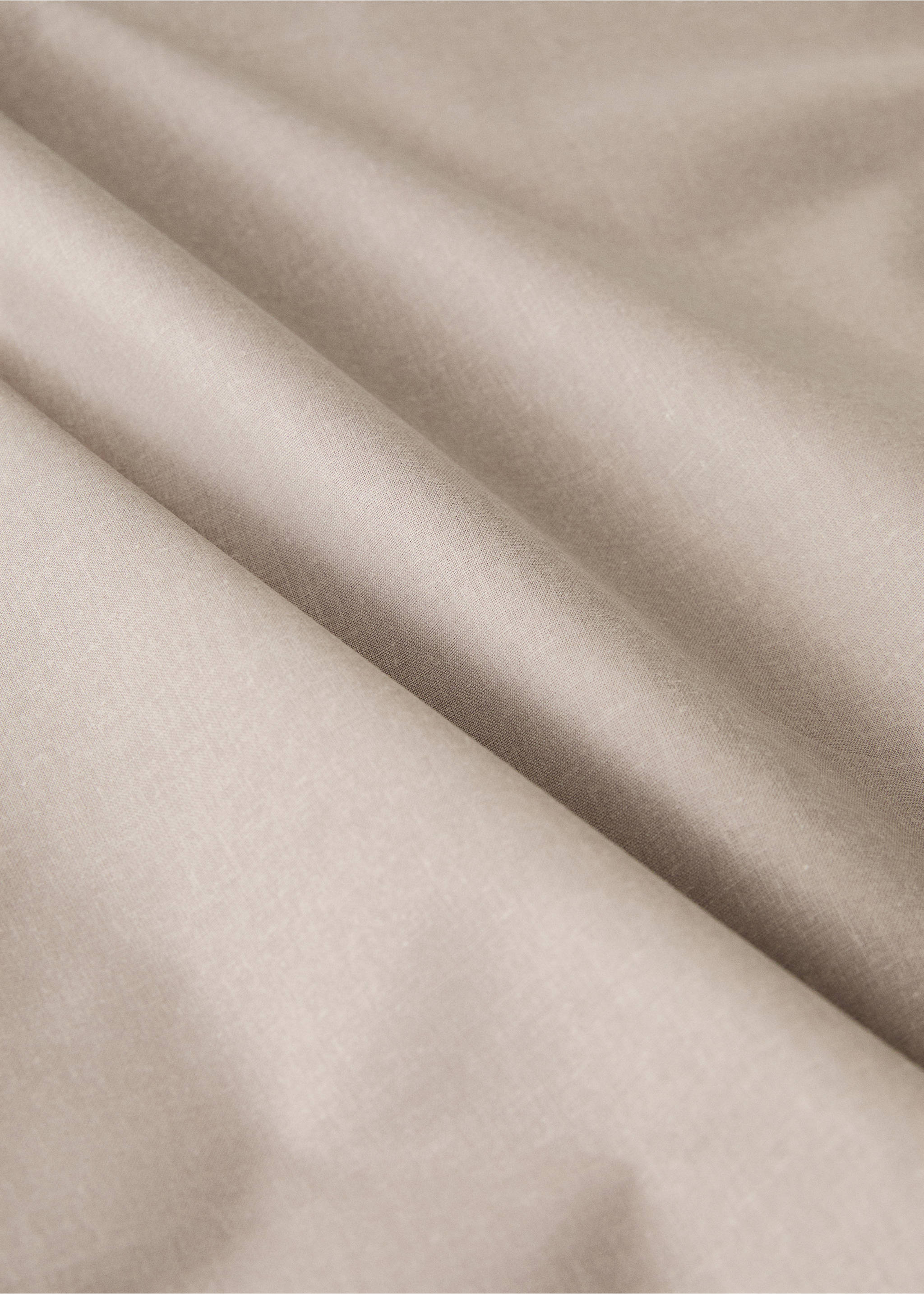 Nappe en coton enduit overlock pour 6 à 8 convives - Détail de l'article 2, Marron clair/pastel. Ref: 17071585-00.
