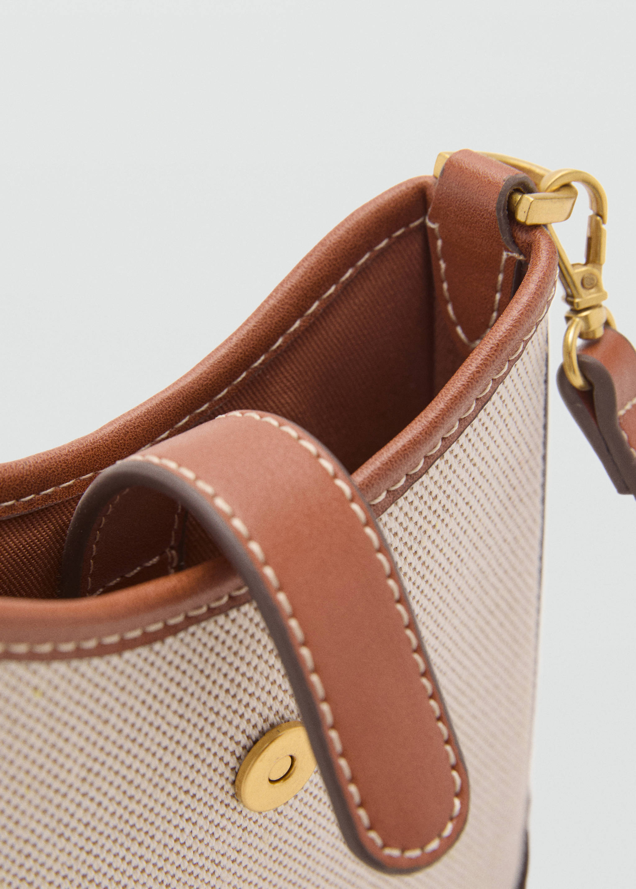 Handytasche mit Schultergurt aus Canvas - Detail des Artikels 1