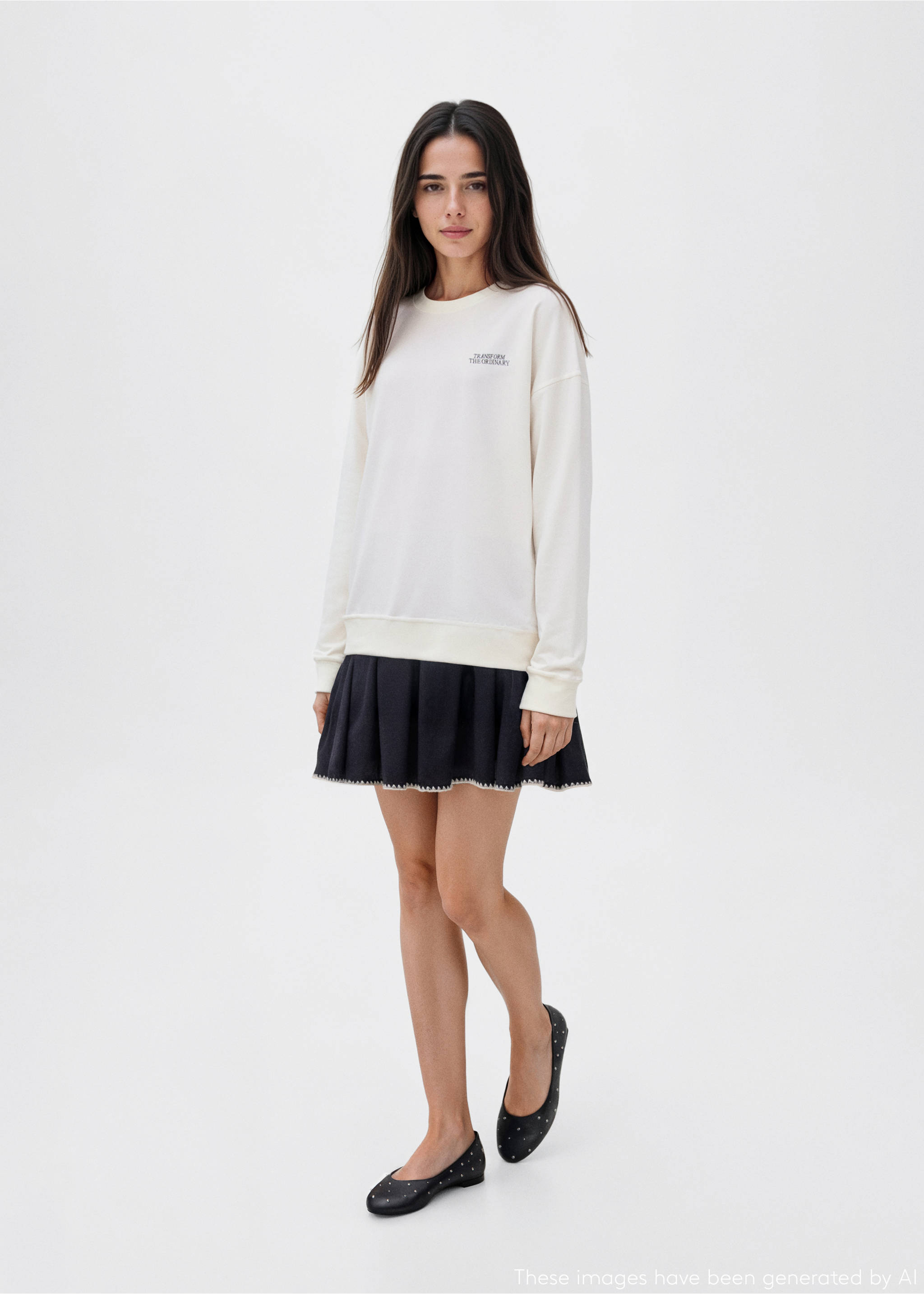 Butterfly-print sweatshirt - General plane, Off White. Ref: 17072534-00.