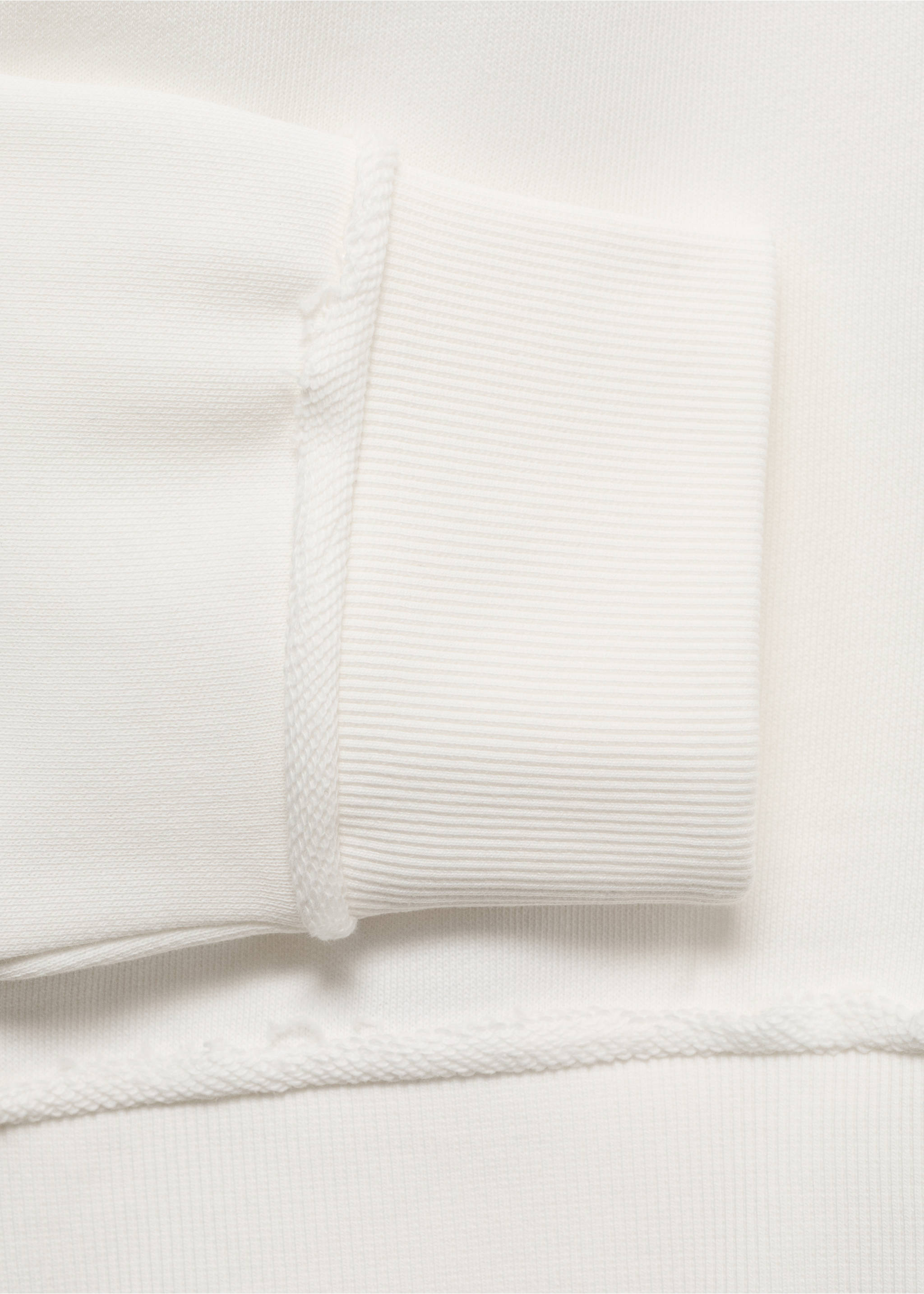 Butterfly-print sweatshirt - Details of the article 8, Off White. Ref: 17072534-00.