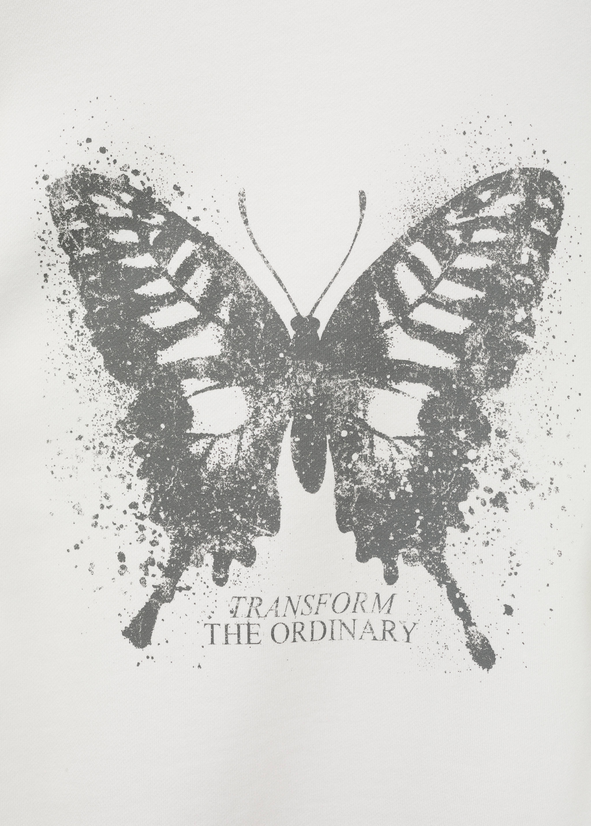 Sudadera estampada mariposa - Detalle del artículo 0