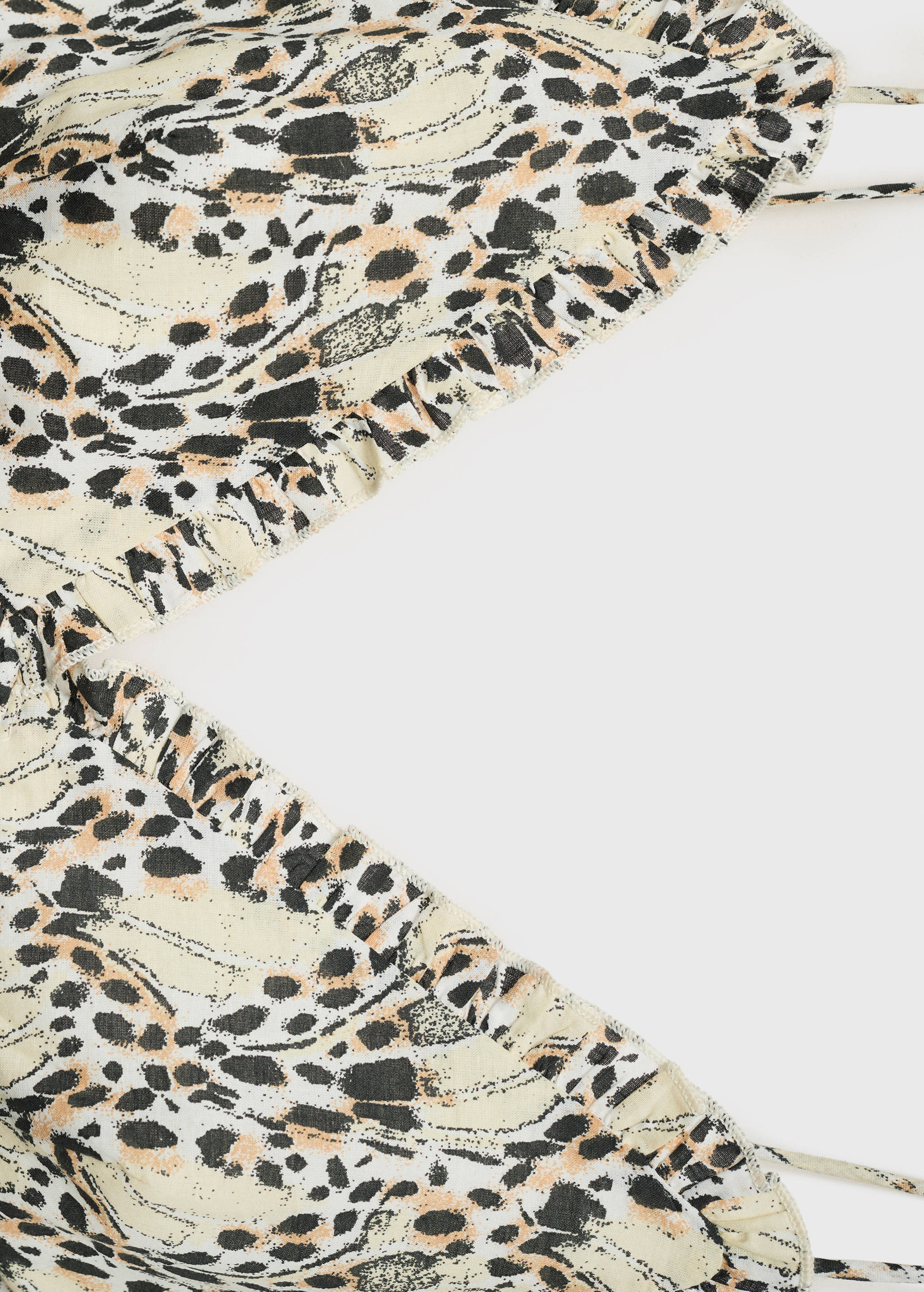Printed ruched dress - Details of the article 0