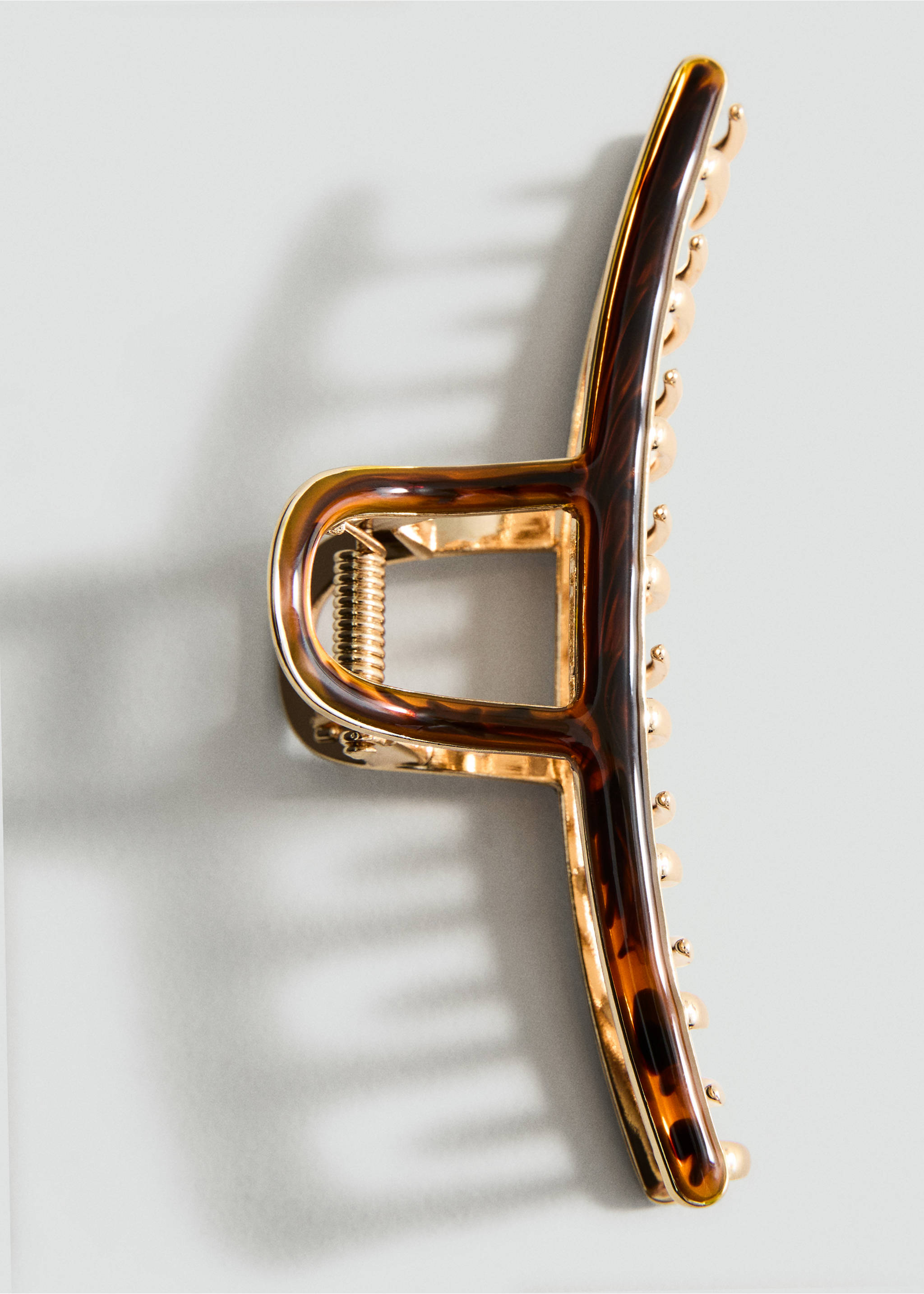 Carey hair clamp - Details of the article 1, Brown. Ref: 17072543-00.