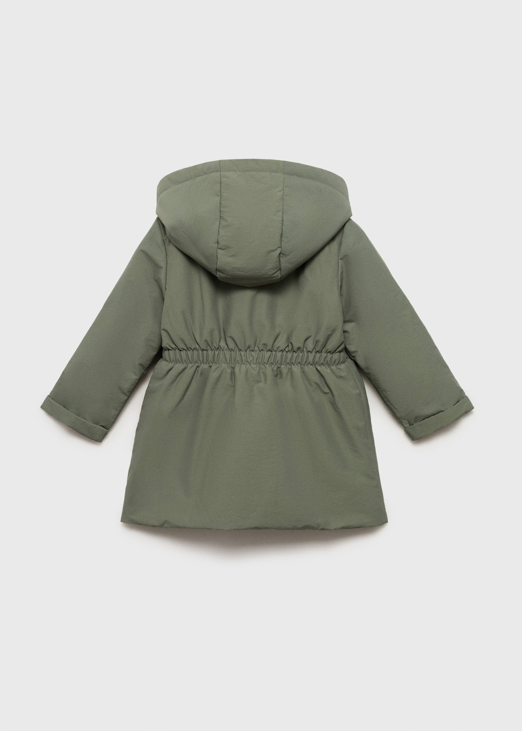 Hooded trench - Reverse of the article