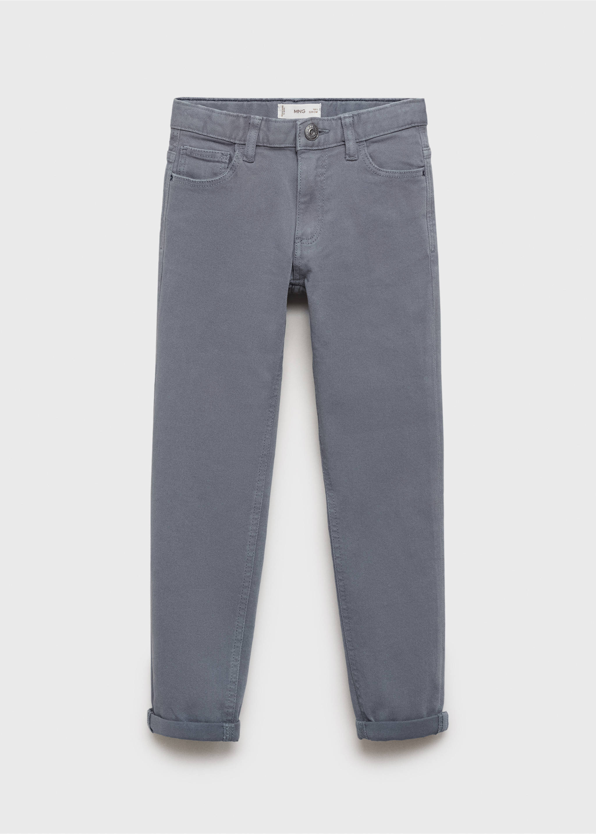 Straight trousers - Article without model, Blue. Ref: 17072896-00.