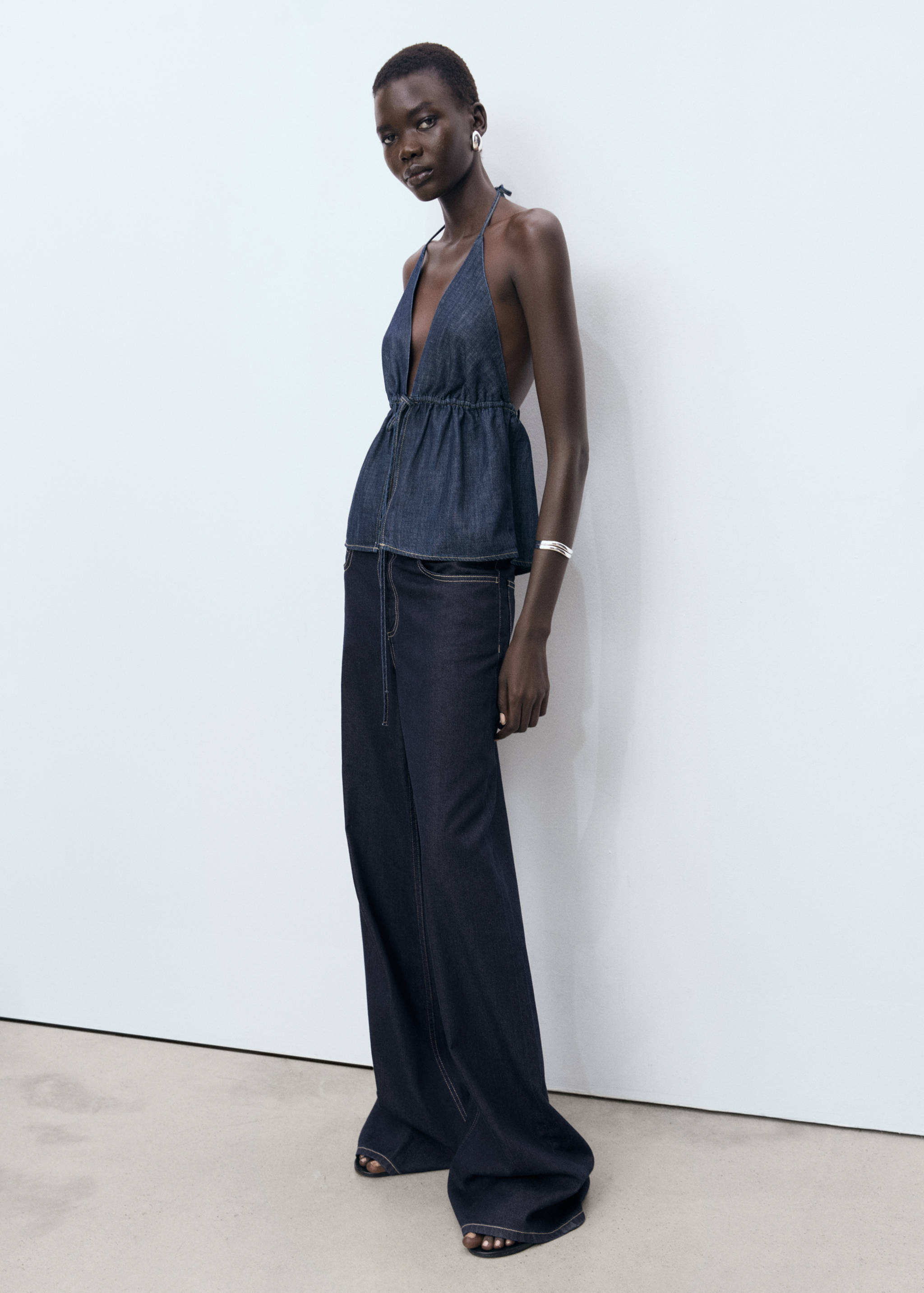 Low-rise wideleg jeans - General plane