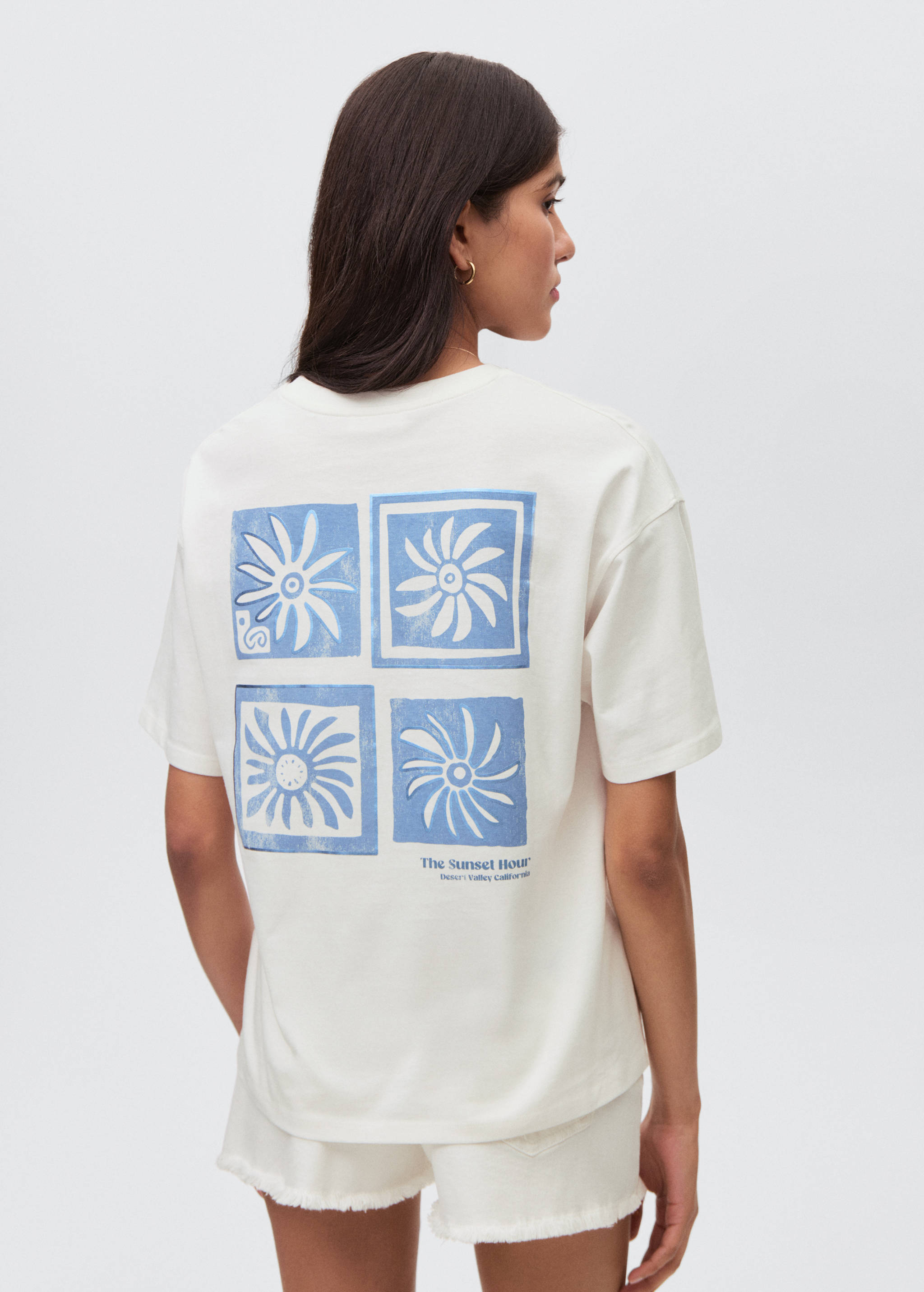 T-shirt coton imprimé - Verso de l’article