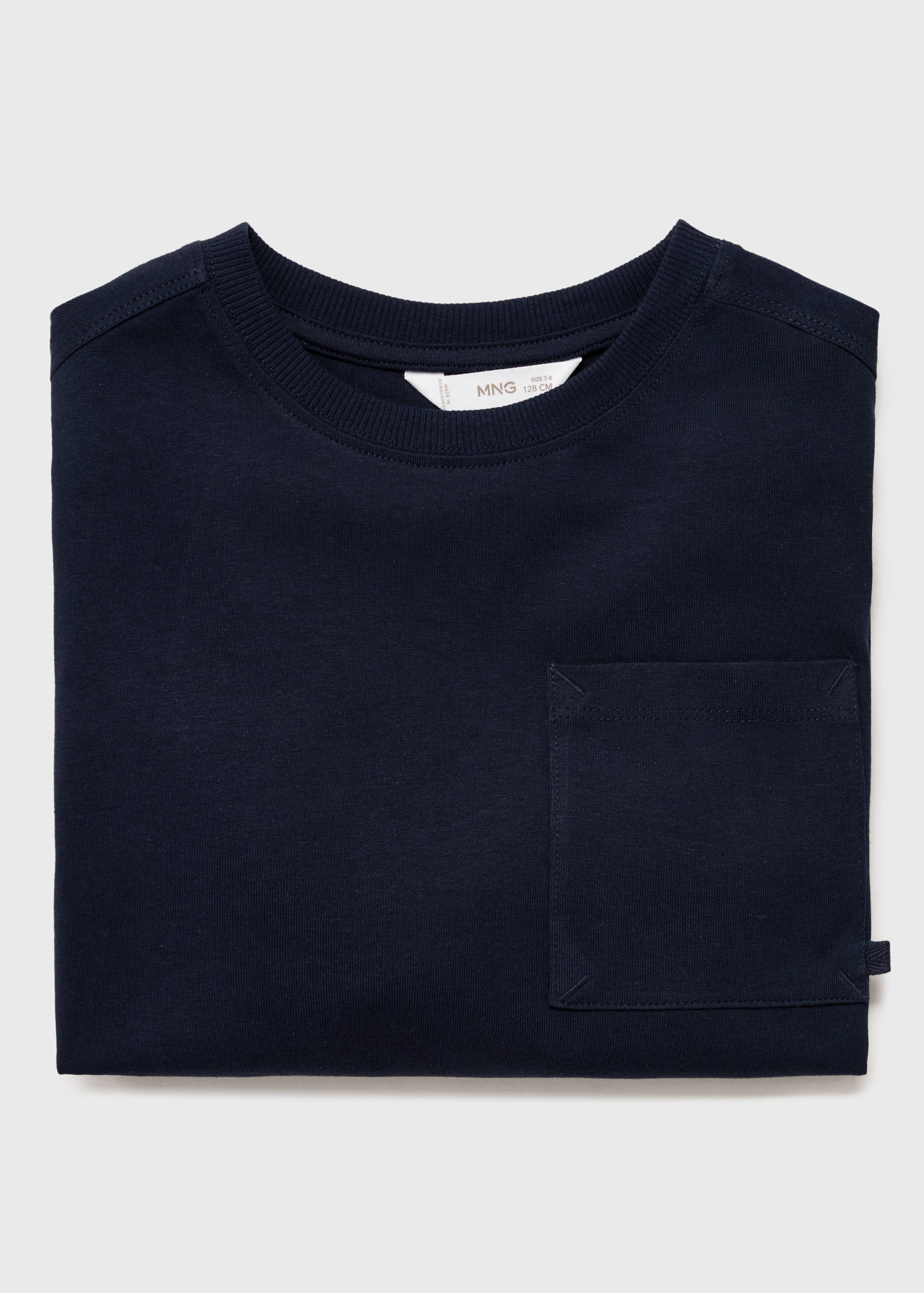 T-shirt manches longues poche - Détail de l'article 8