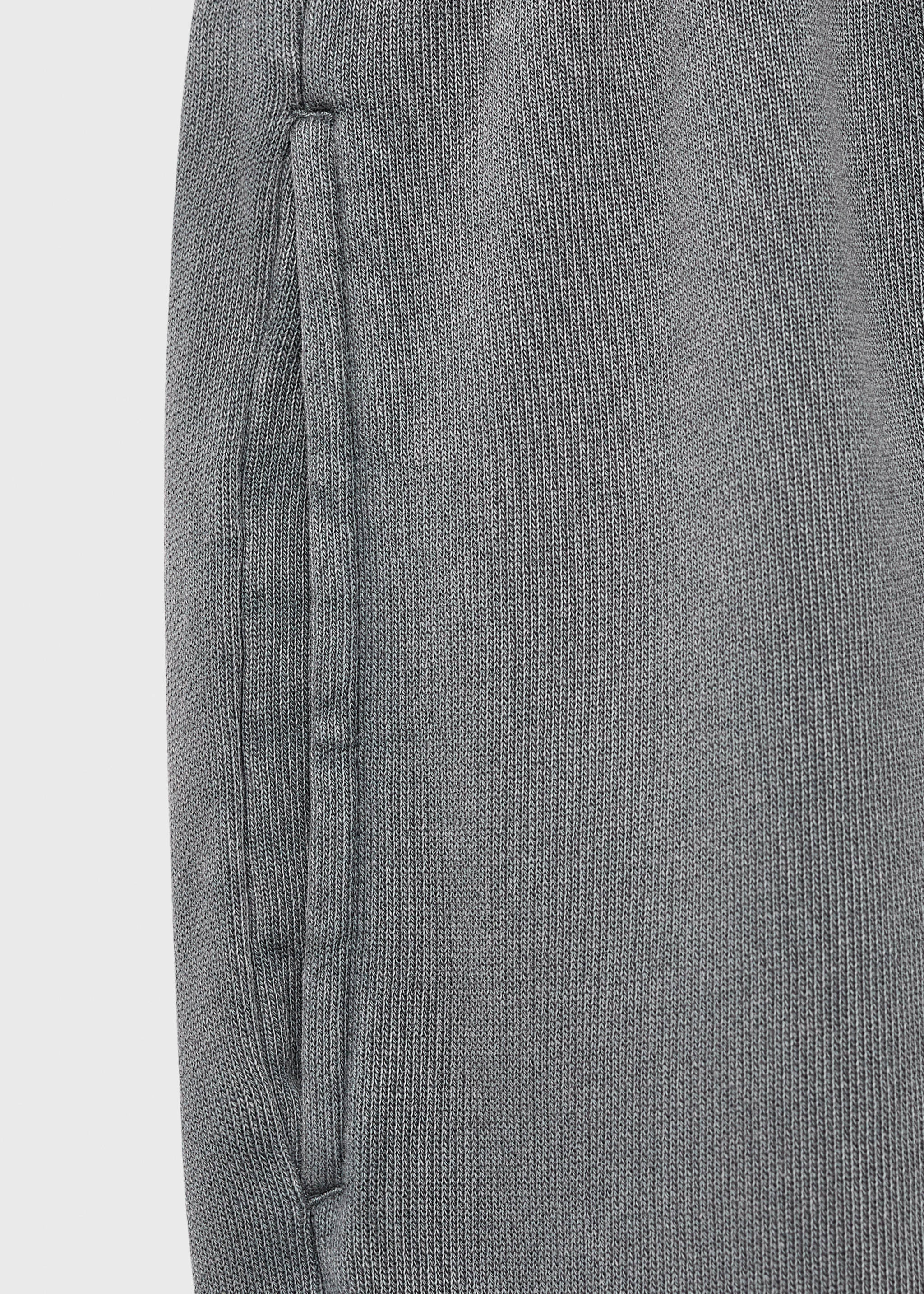 Cotton joggers with elastic waist - Details of the article 8