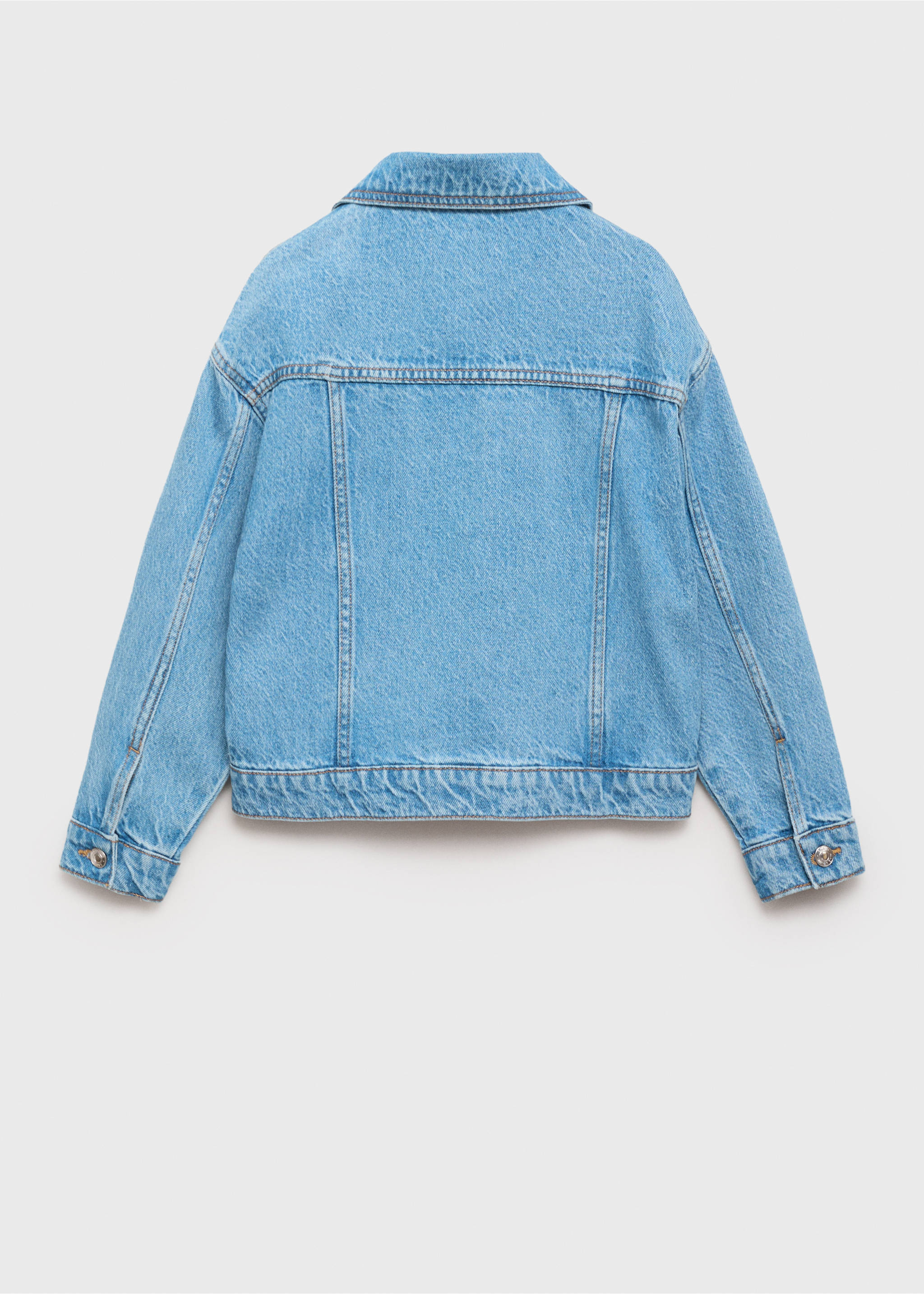 Basic denim jacket - Reverse of the article, Medium Blue. Ref: 17072911-00.