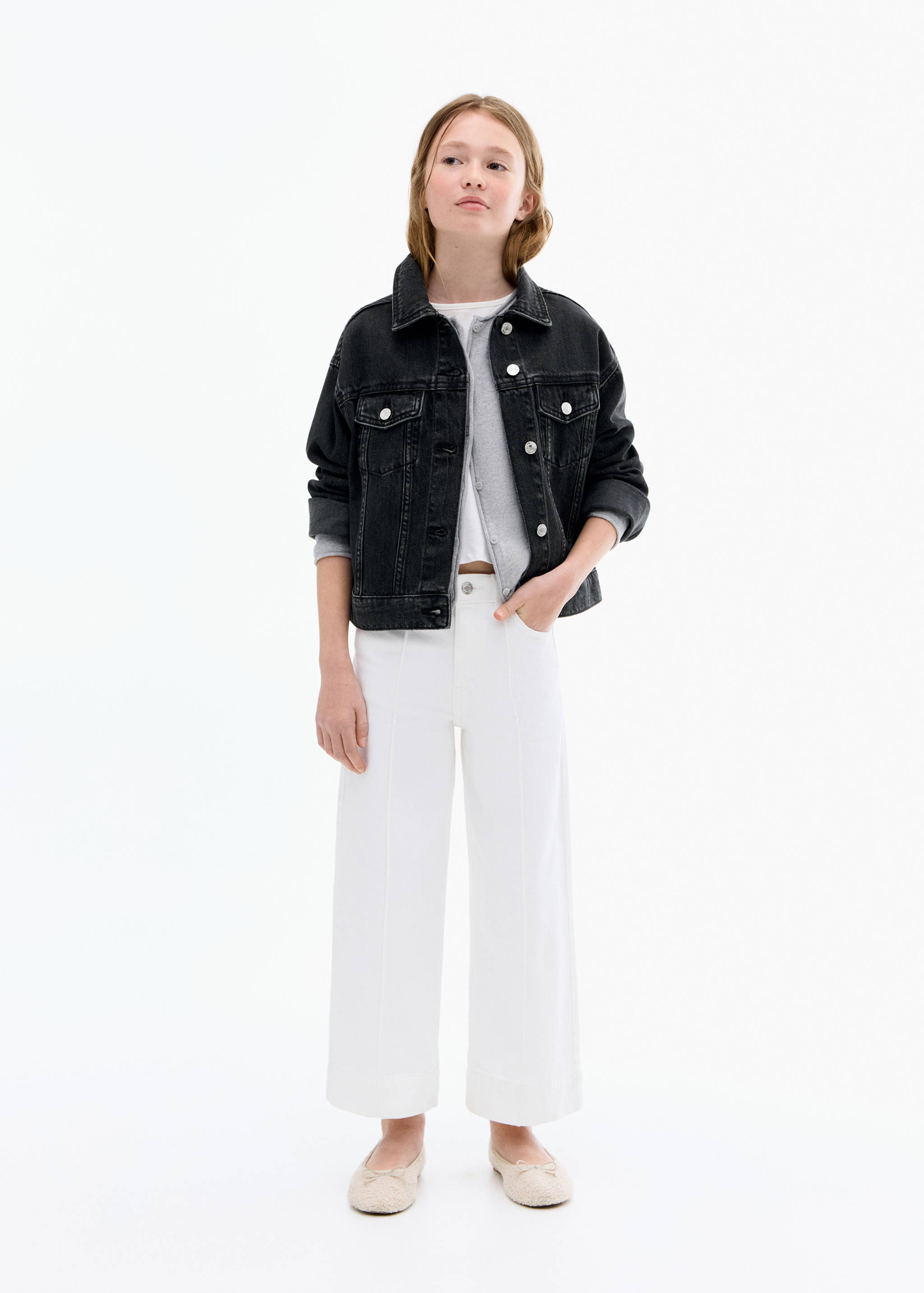 Basic denim jacket - General plane