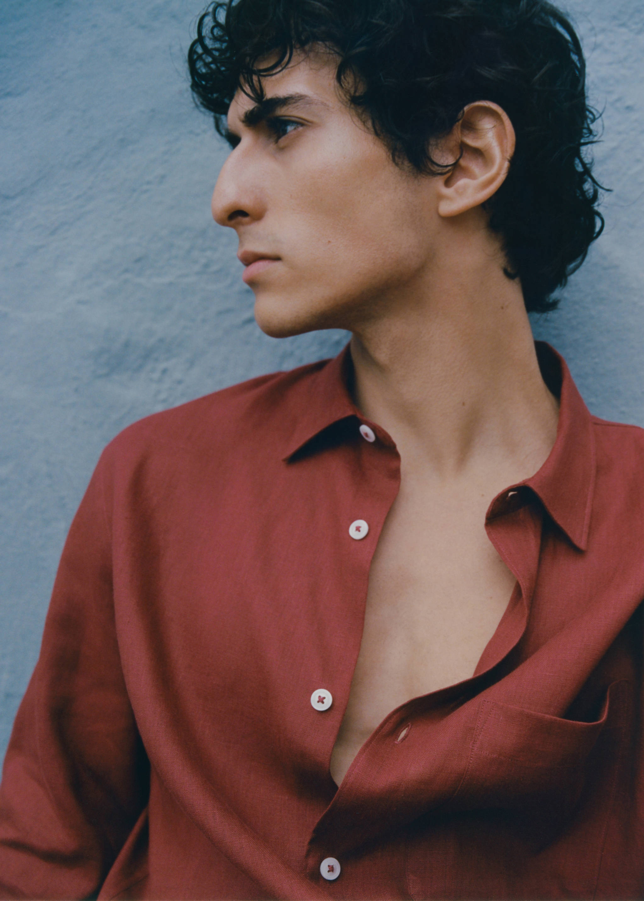 Chemise 100 % lin avec poche - Détail de l'article 3