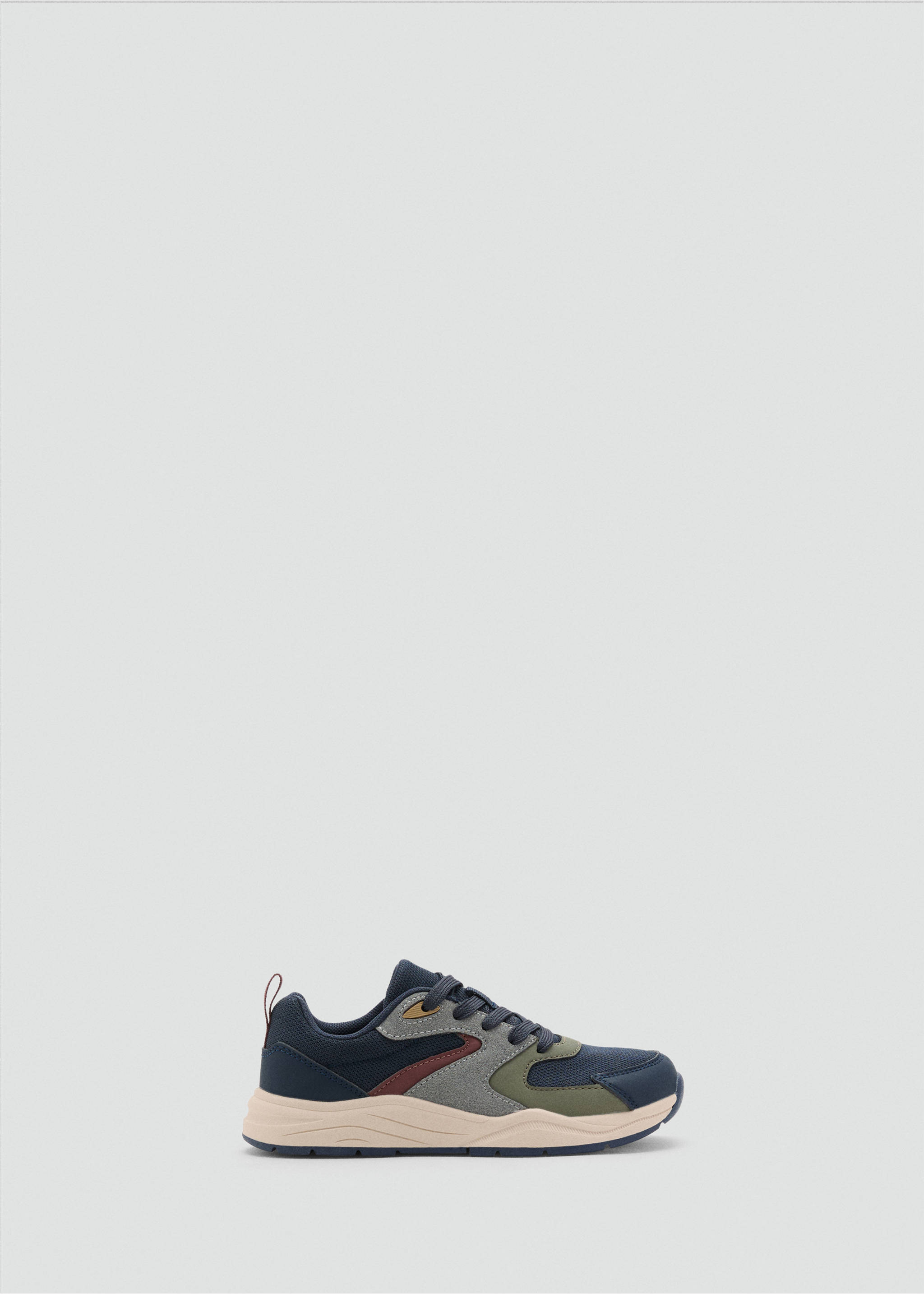 Combined trainers with laces - Article without model, Blue. Ref: 17072917-00.