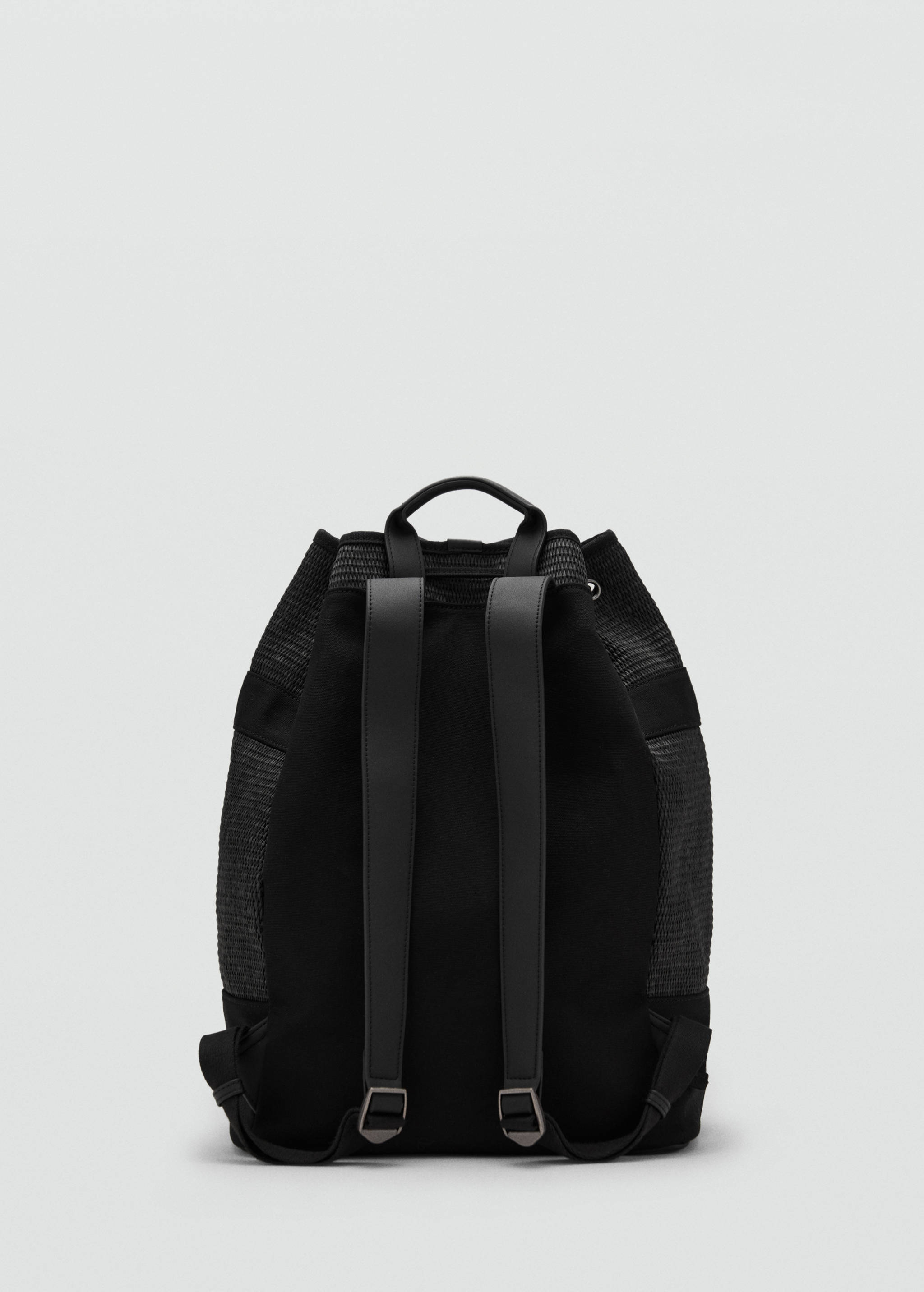 Lace-up sack backpack - Details of the article 1