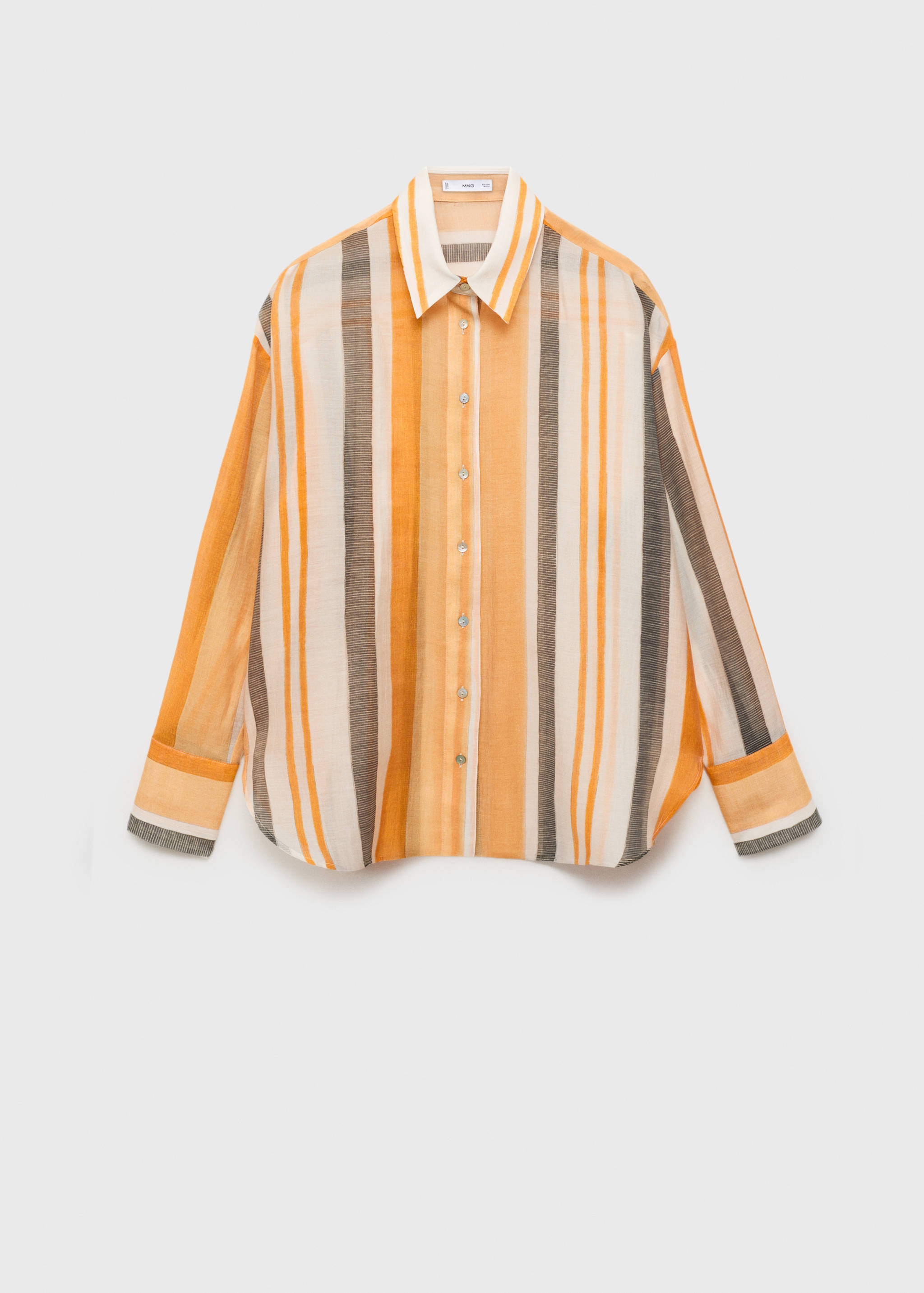 Lyocell striped shirt - Article without model