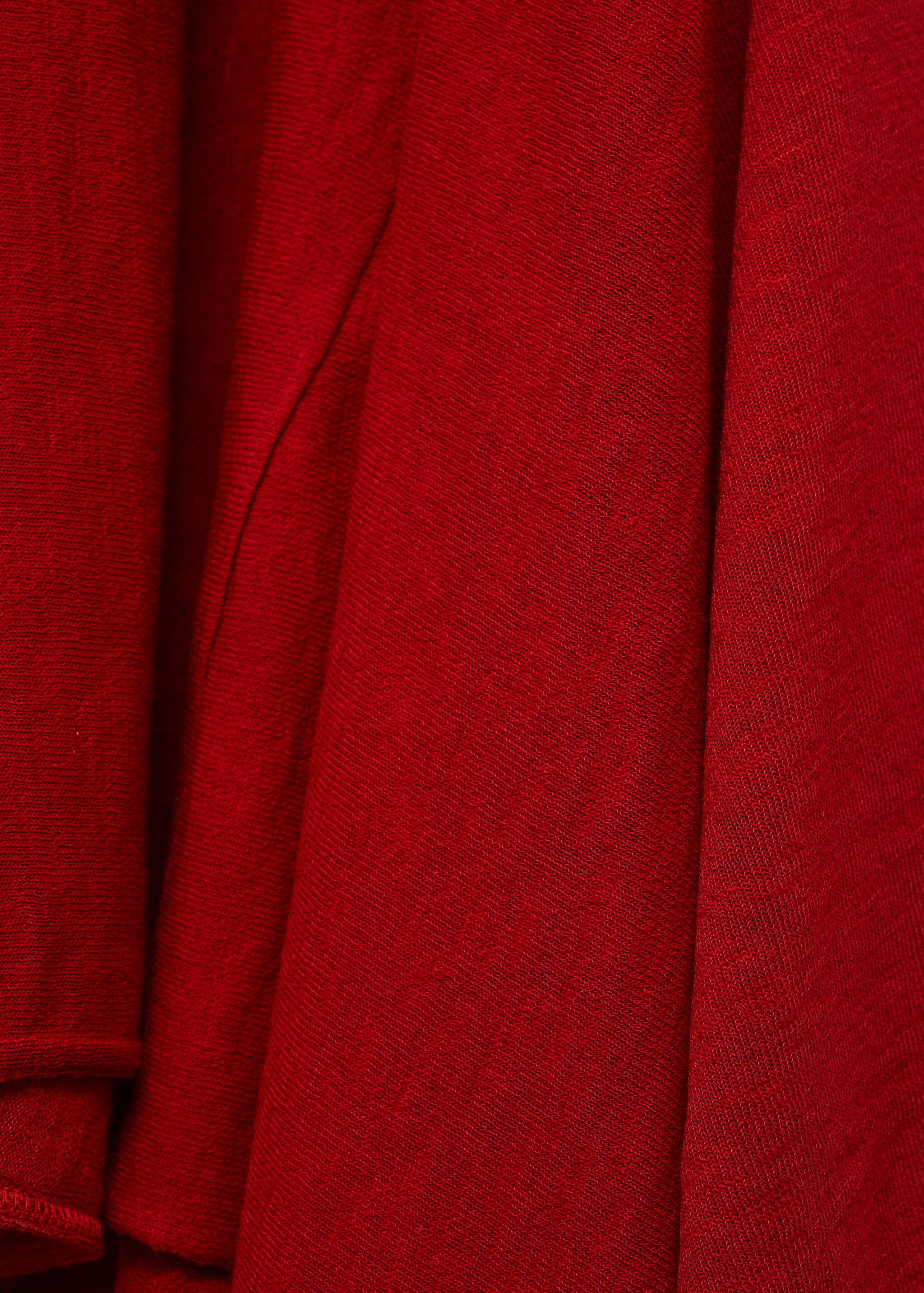 Asymmetrical low-knit dress - Details of the article 0