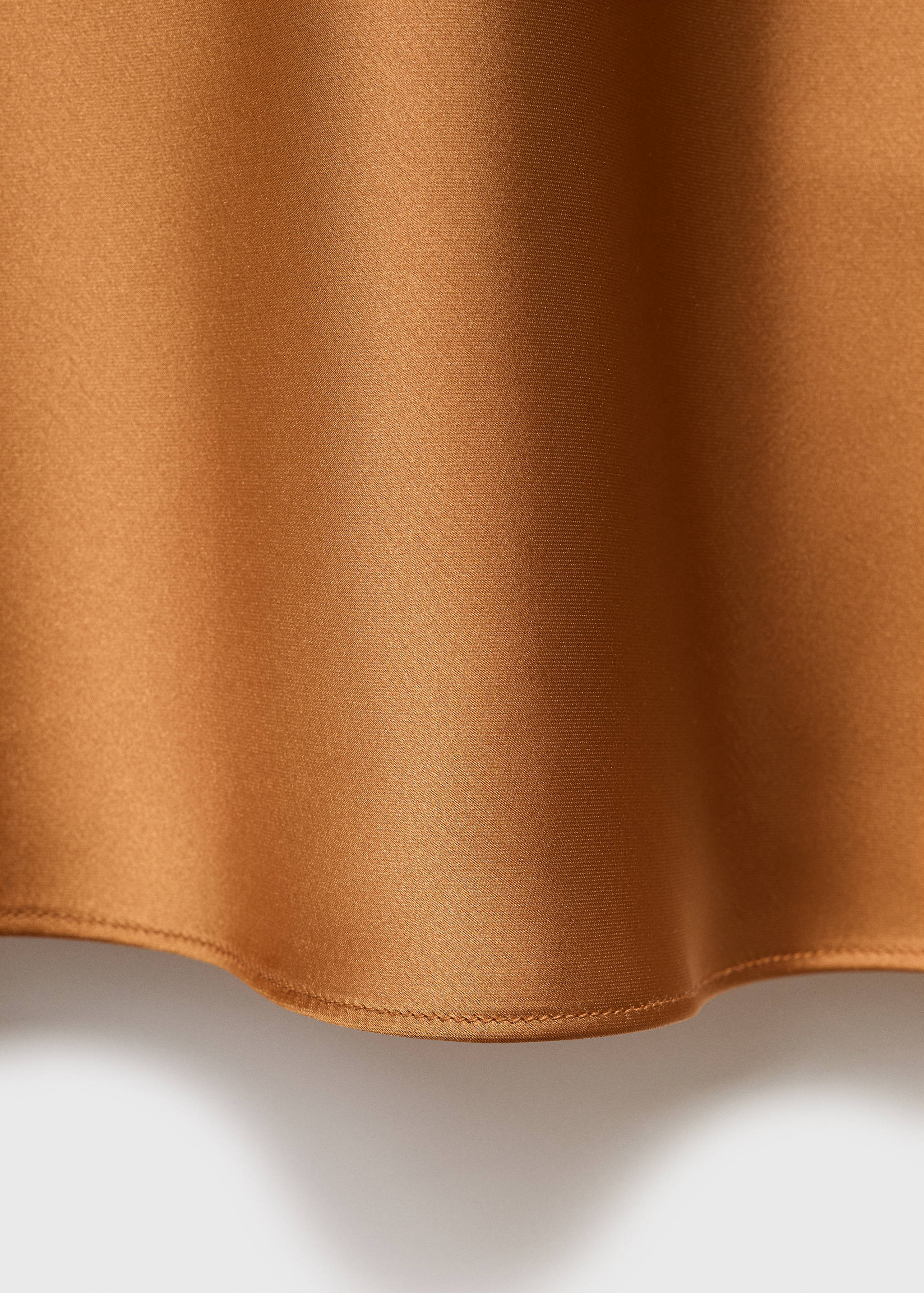 Midi satin skirt - Details of the article 8