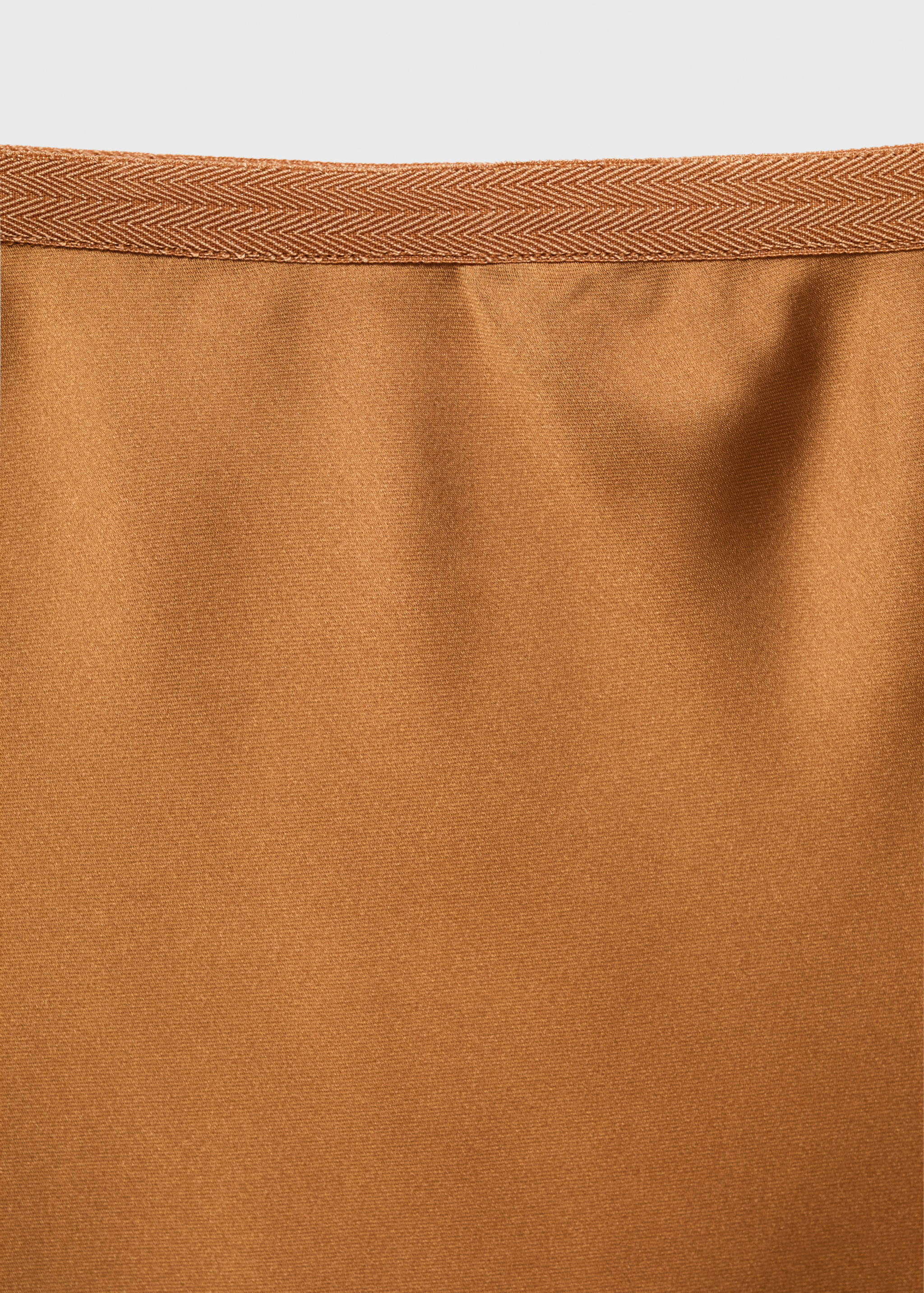 Midi satin skirt - Details of the article 0