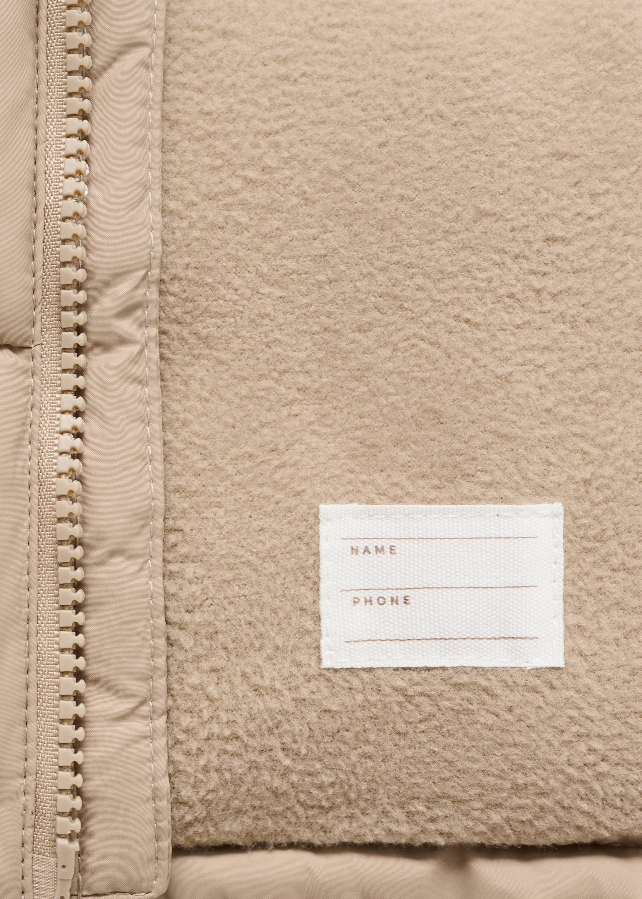 Hooded liner quilted coat - Details of the article 0