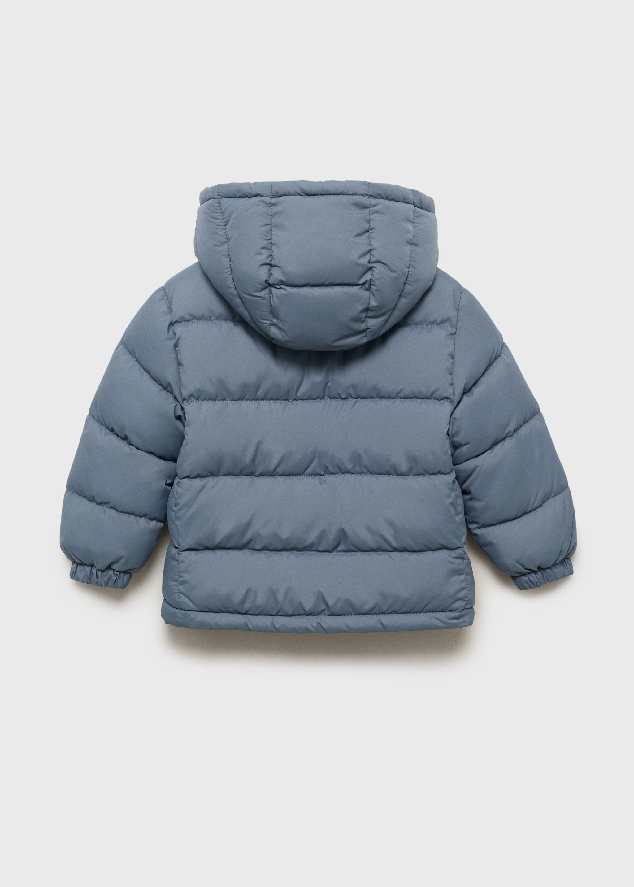 Hooded liner quilted coat - Reverse of the article
