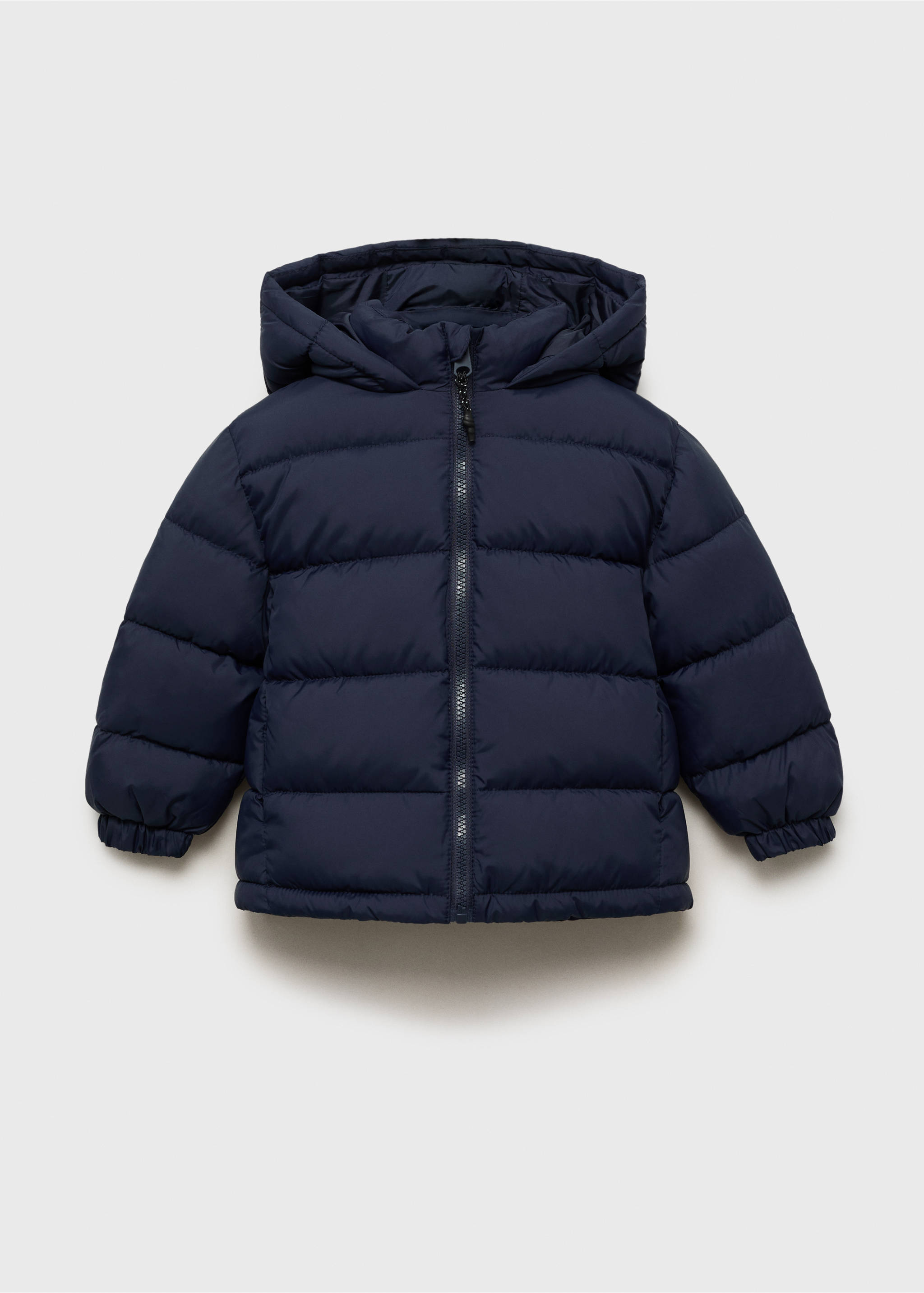 Hooded liner quilted coat - Article without model, Navy. Ref: 17073271-00.