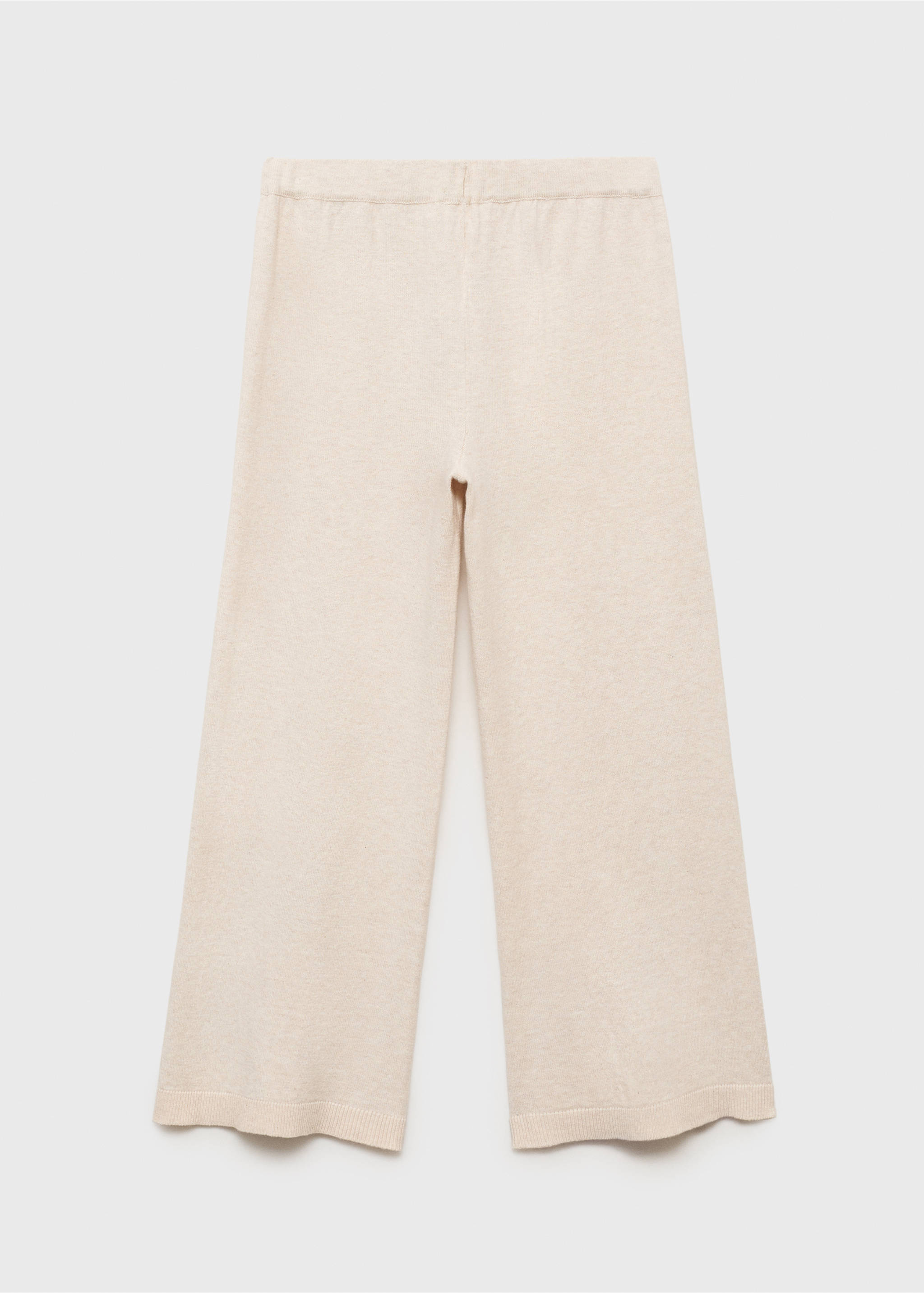 Gerade Baumwollhosen - Rückseite des Artikels, Beige. Ref: 17073278-00.