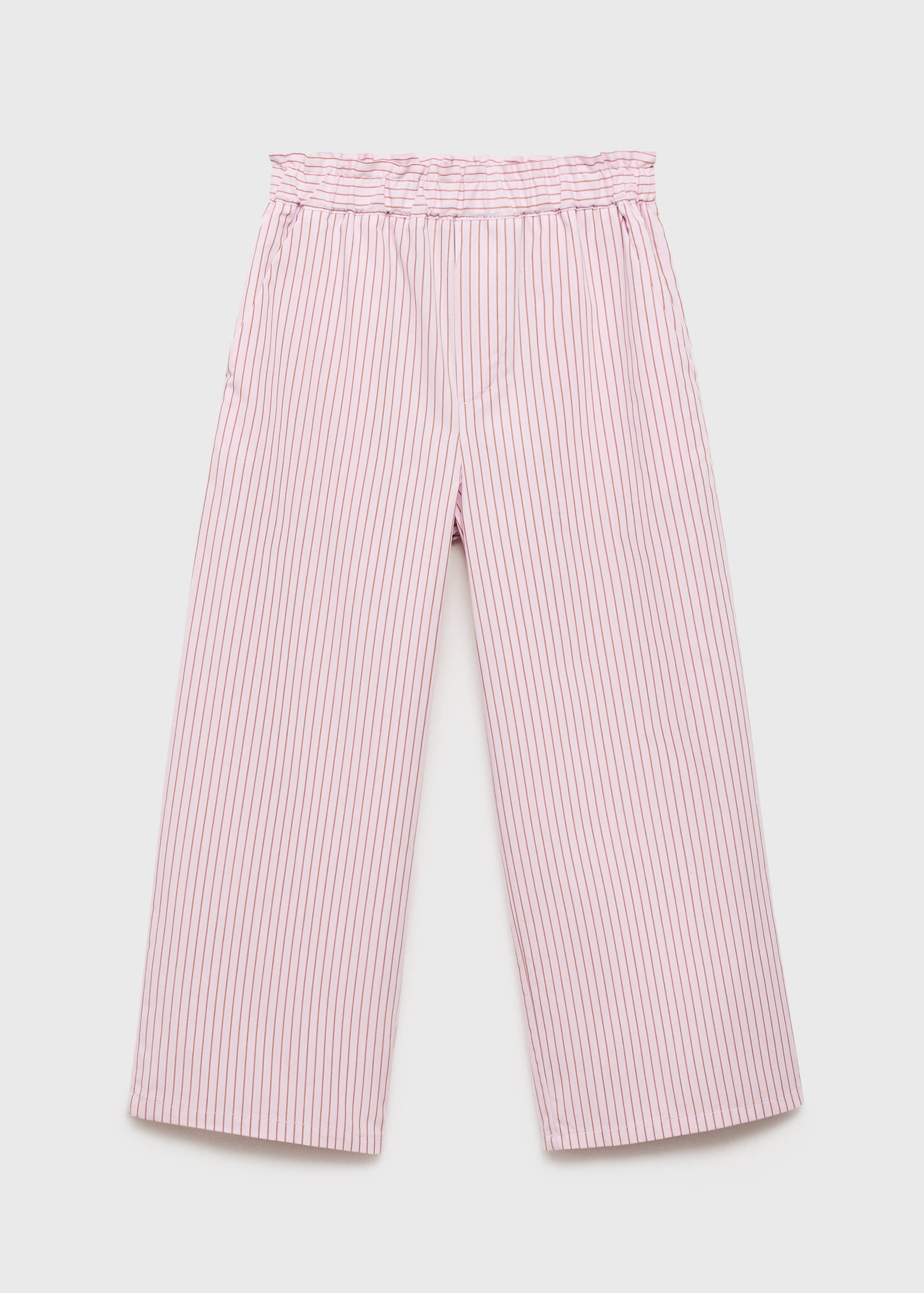 Striped cotton trousers - Article without model