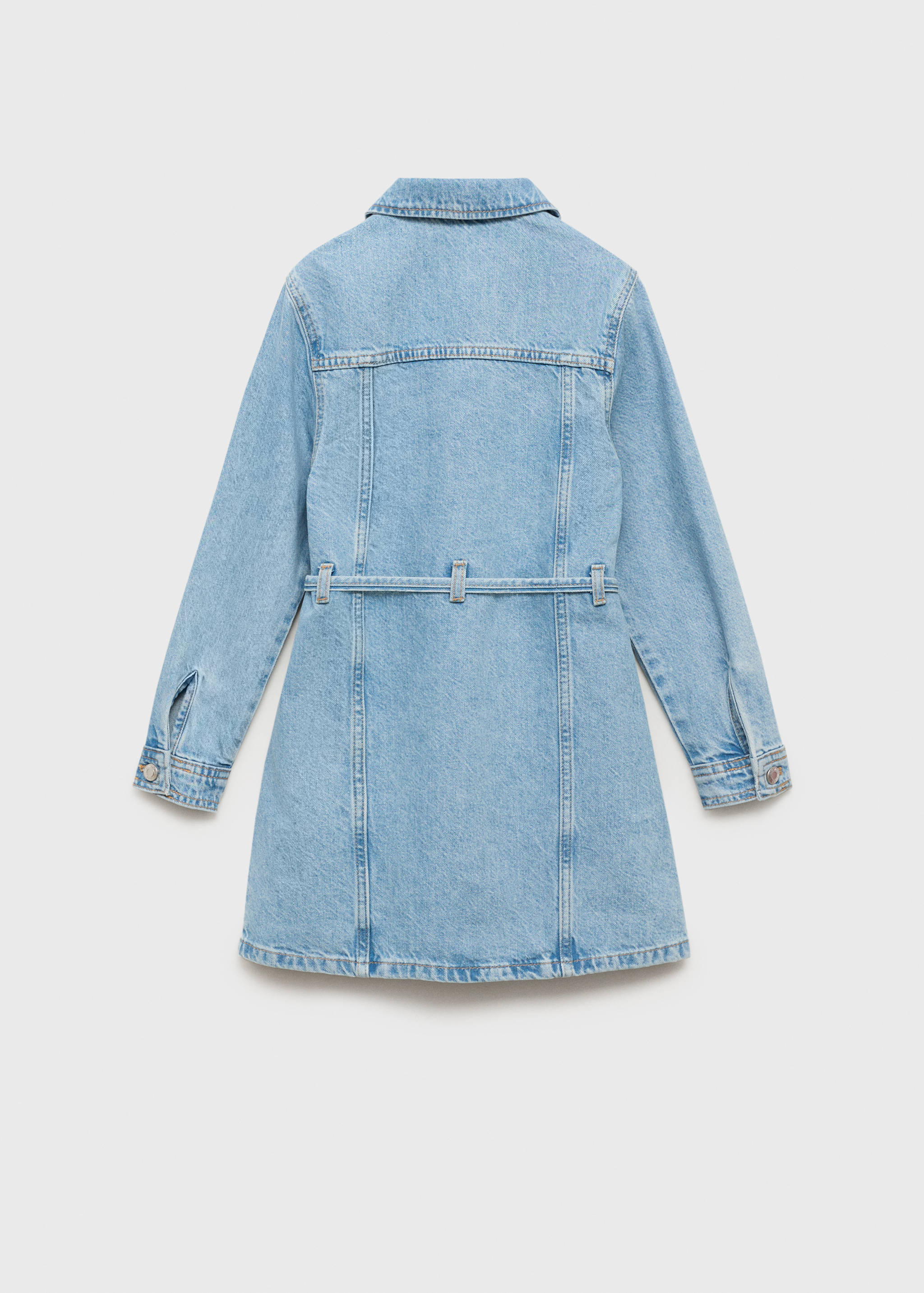 Robe denim à nœud - Verso de l’article