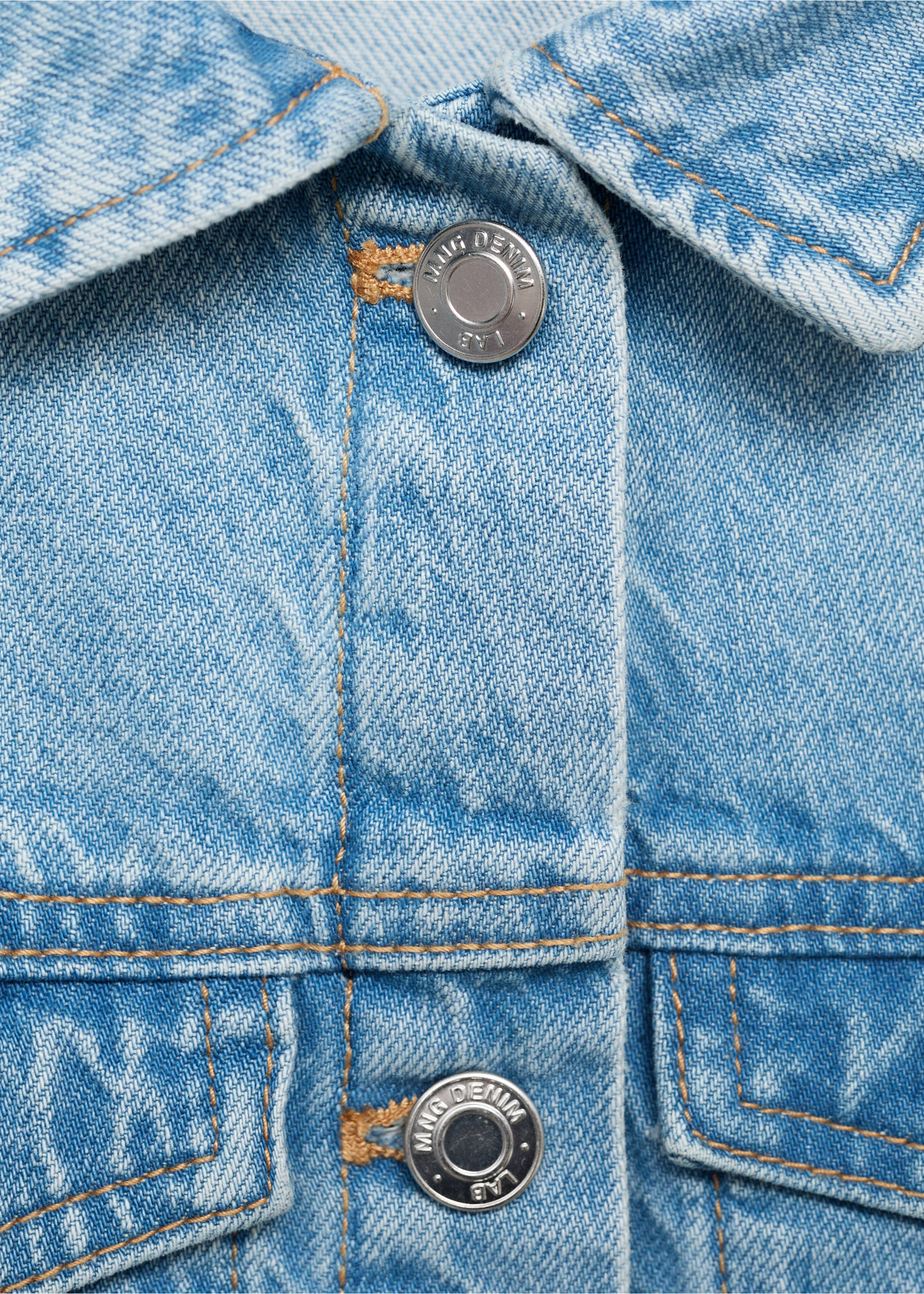 Robe denim à nœud - Détail de l'article 0, Bleu moyen. Ref: 17073284-00.