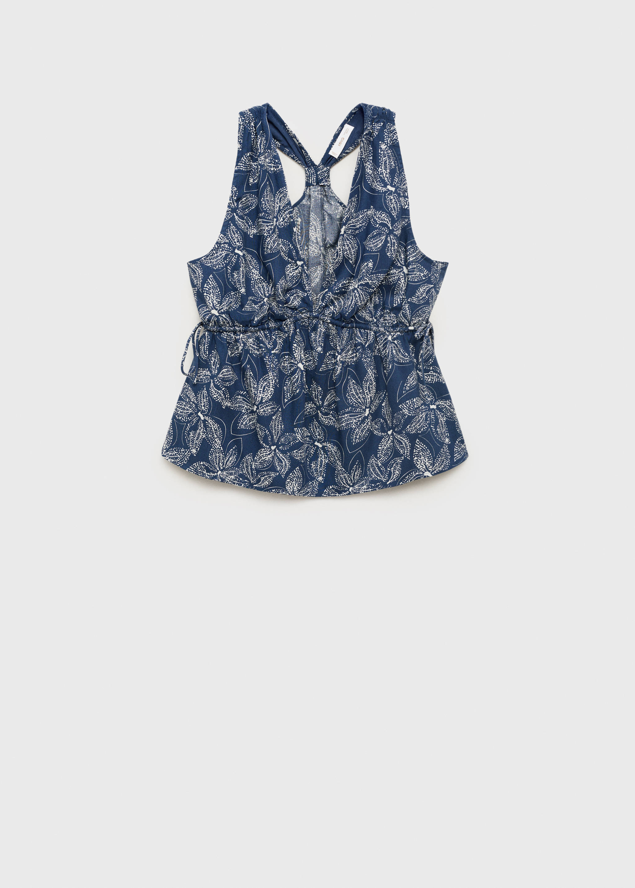 Chiffon-Top mit Blumen - Artikel ohne Model