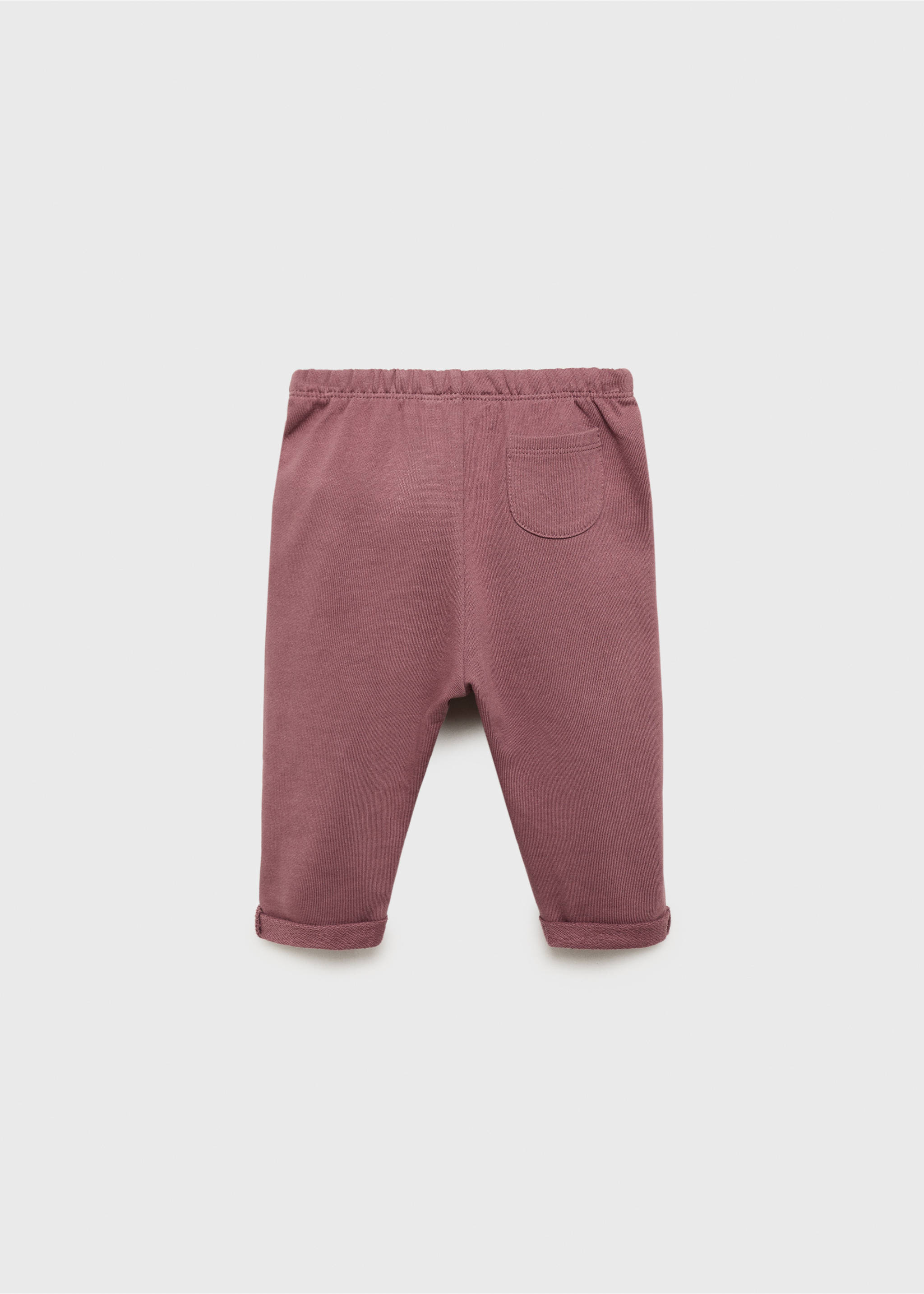 Παντελόνι jogger - Πίσω όψη προϊόντος, Μπορντώ. Ref: 17073292-00.